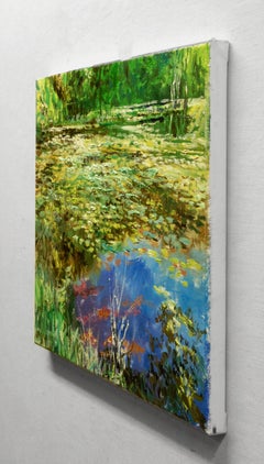 Leisure Village Lake, Oil Painting