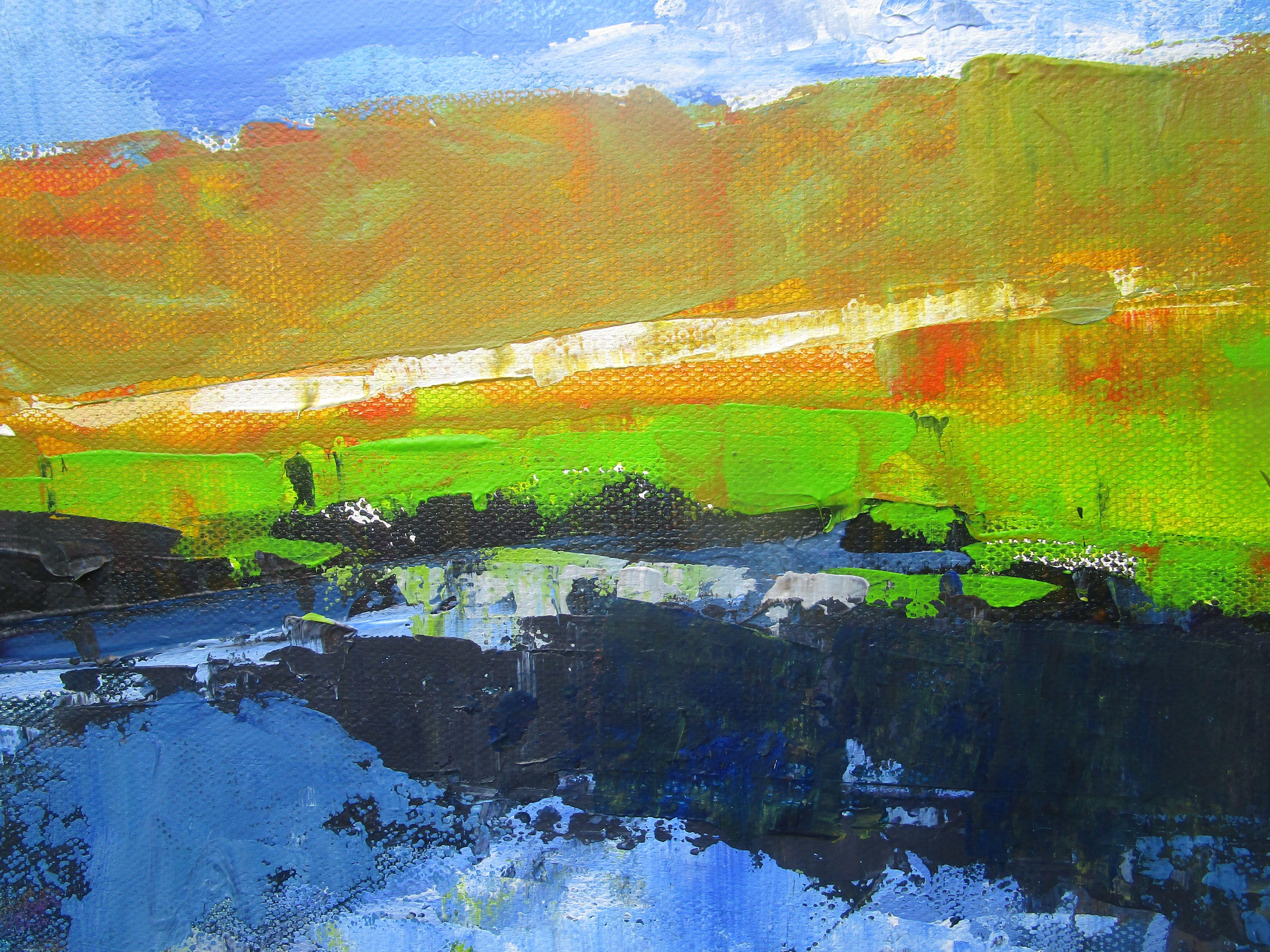 Nuages du Yorkshire, peinture originale en vente 1