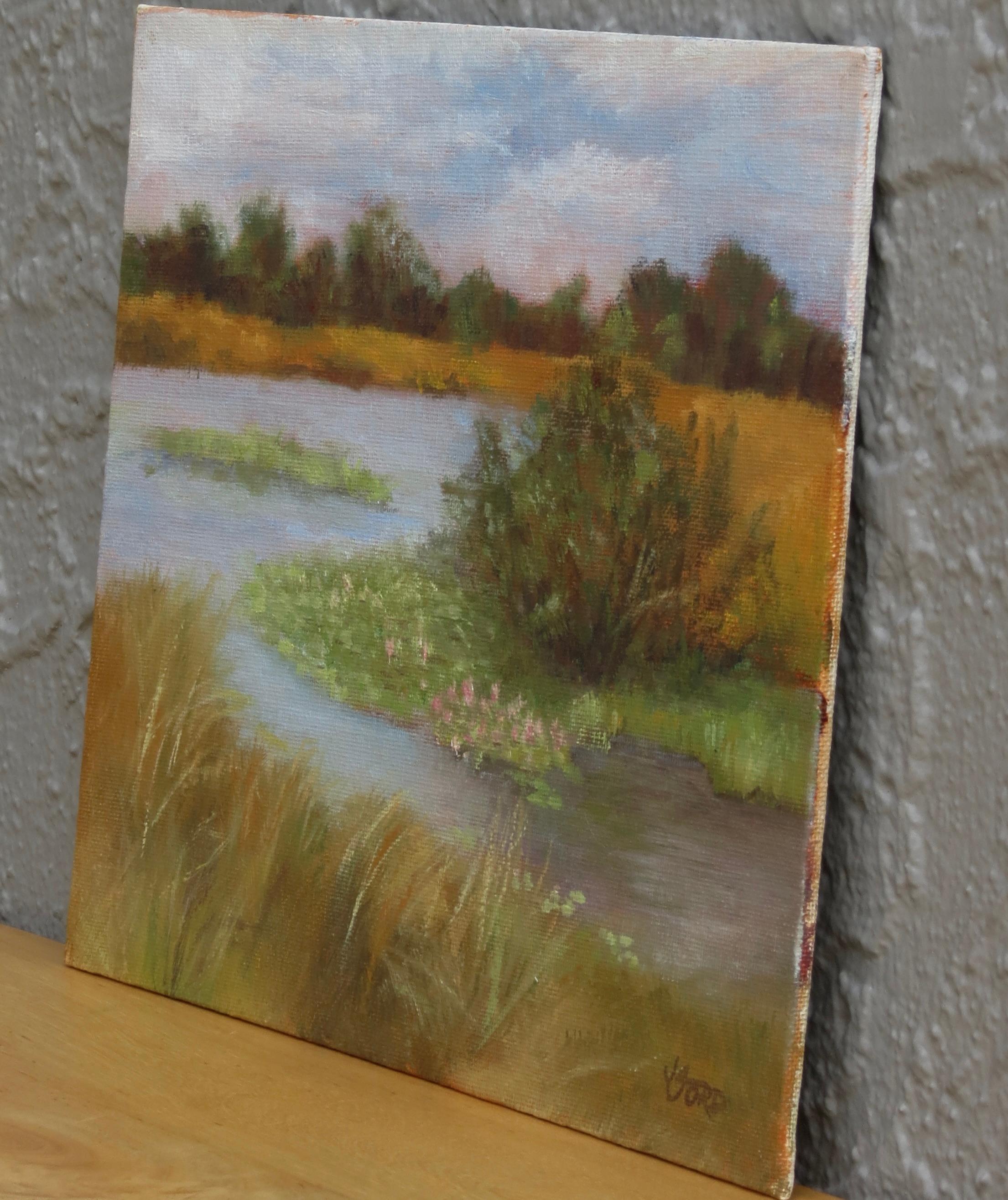 A View from the Makoro, Oil Painting - Impressionist Art by Joanie Ford