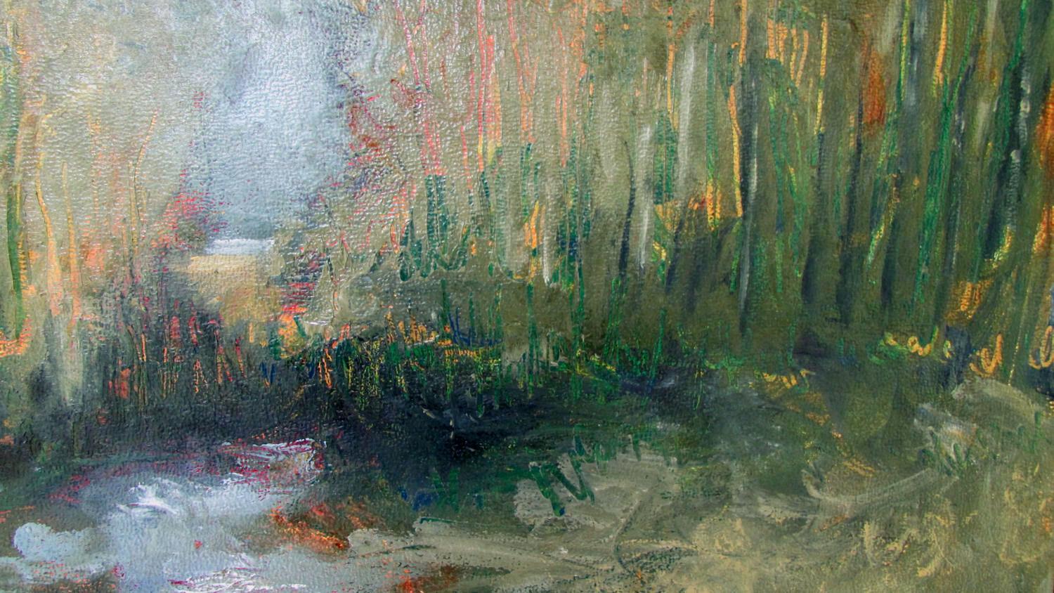Tonos de primavera, Pintura al óleo - Painting Impresionista de Valerie Berkely