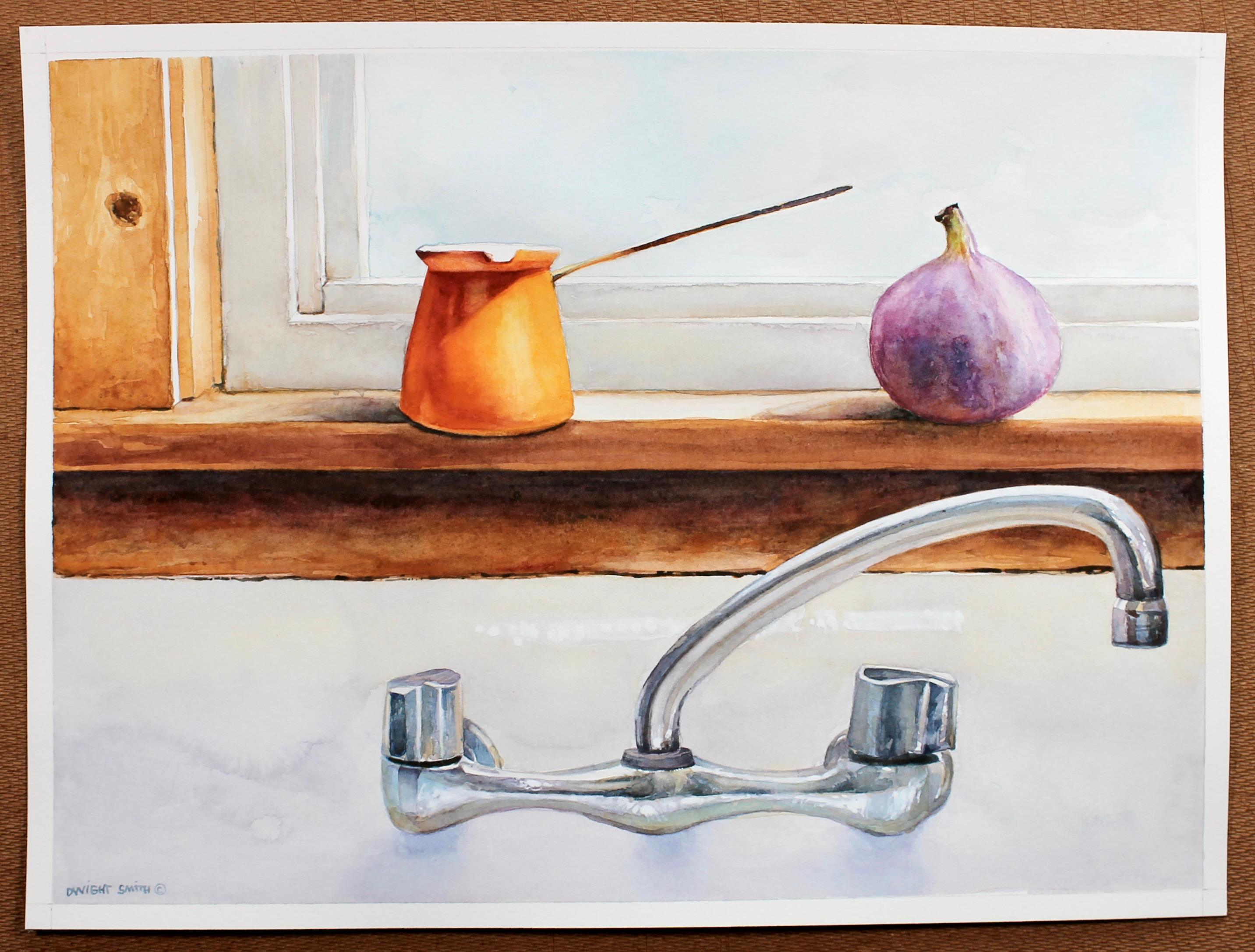 Kitchen Sink Gallery, Original Painting - Realist Art by Dwight Smith