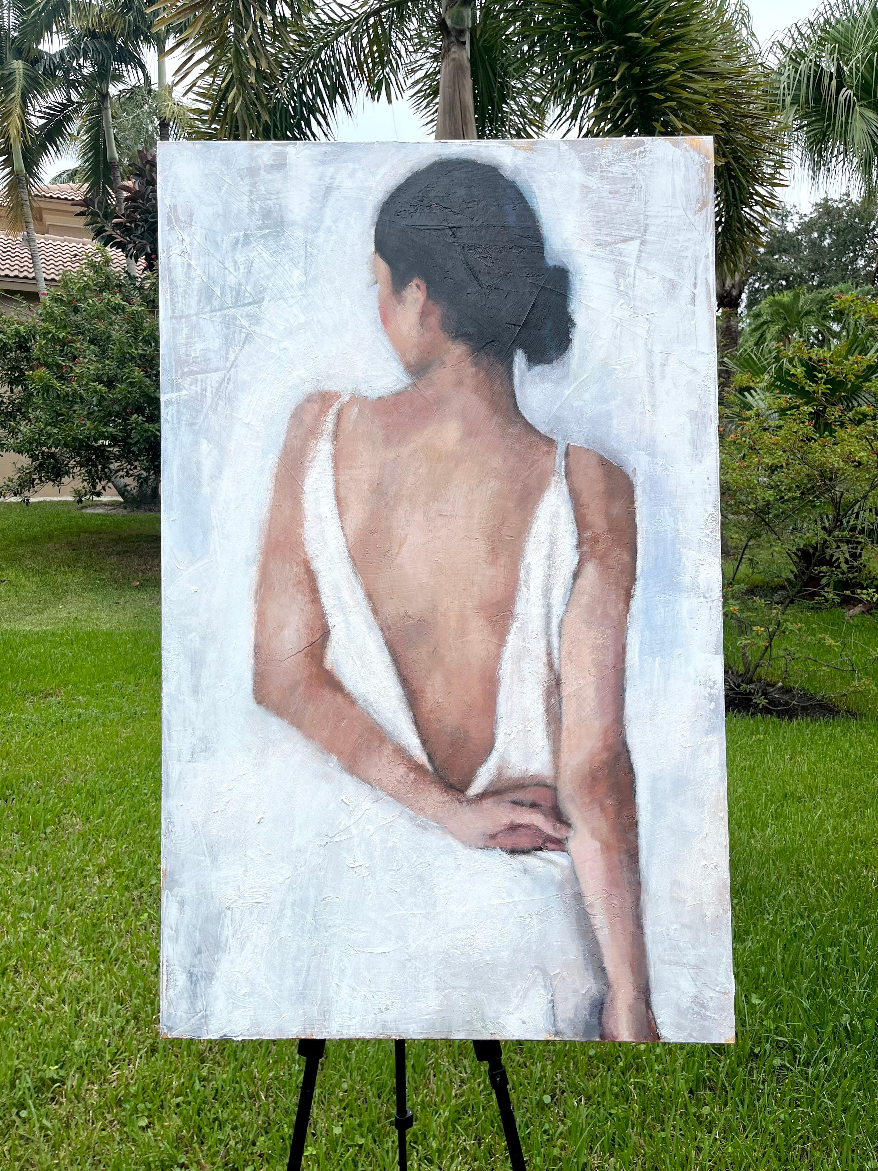 She Who is Brave, peinture originale - Impressionnisme Painting par Nava Lundy