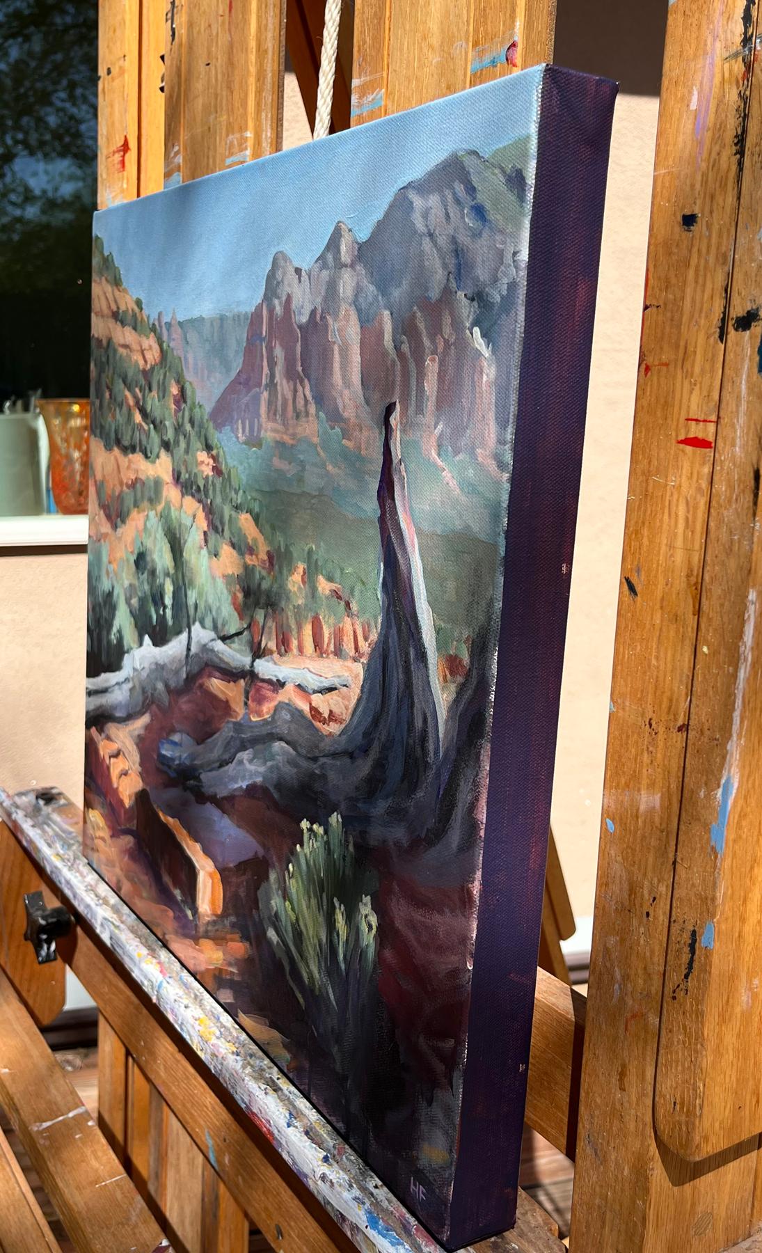 Sentiero di Sedona, dipinto originale - Art Impressionismo di Heather Foster