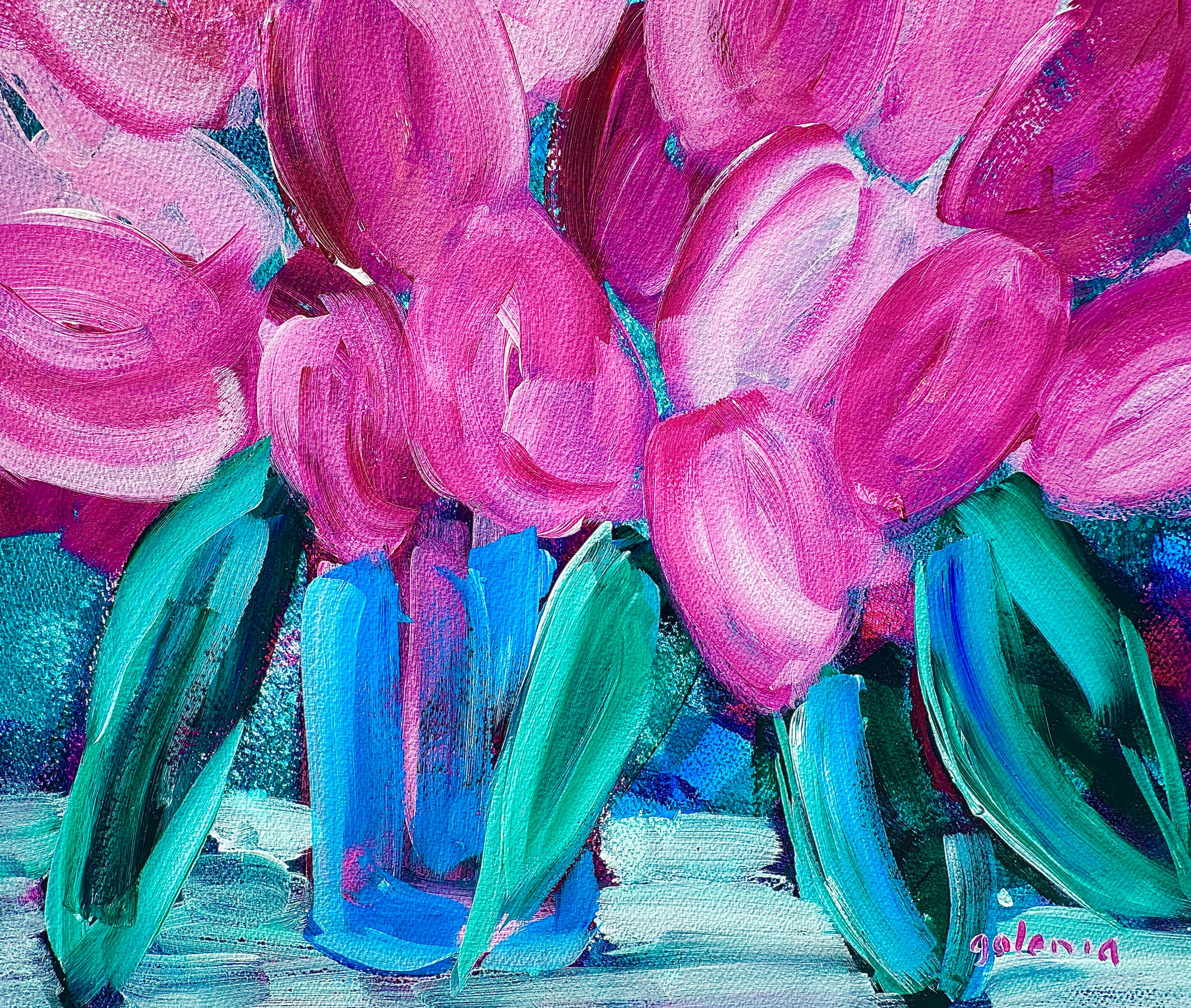 Gioia, dipinto originale - Still-Life Painting Viola di JoAnn Golenia