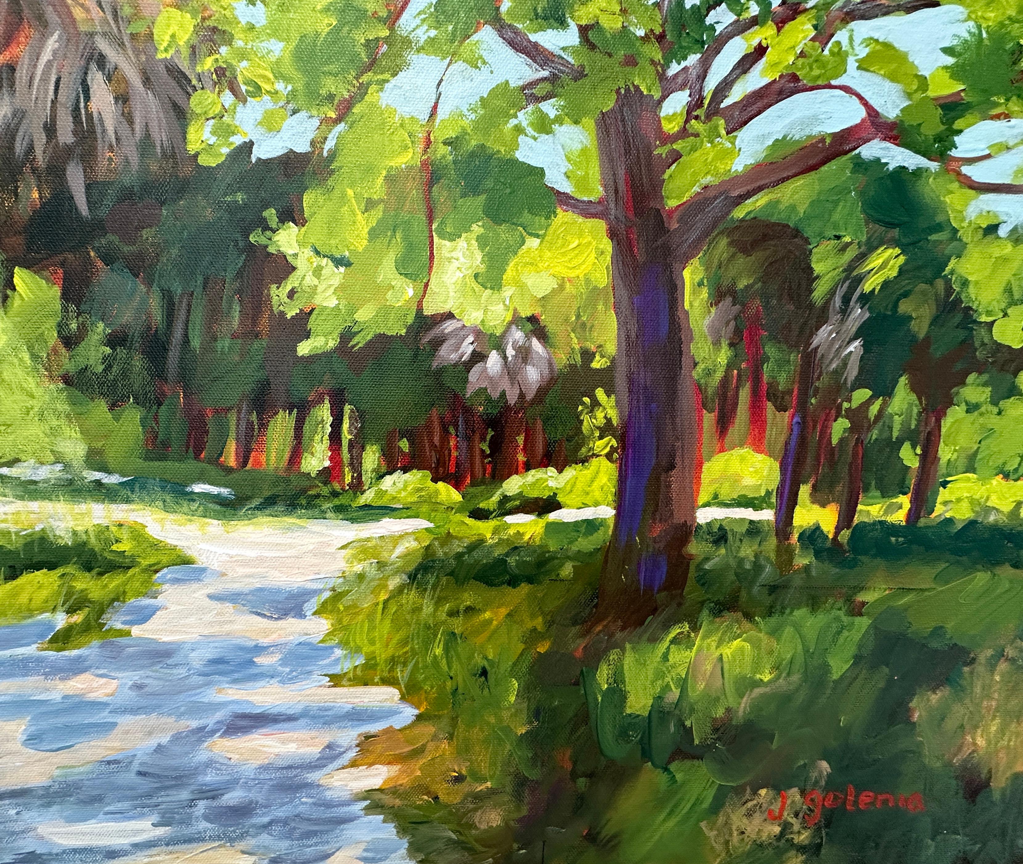 Summer Hike, Original Painting For Sale 1