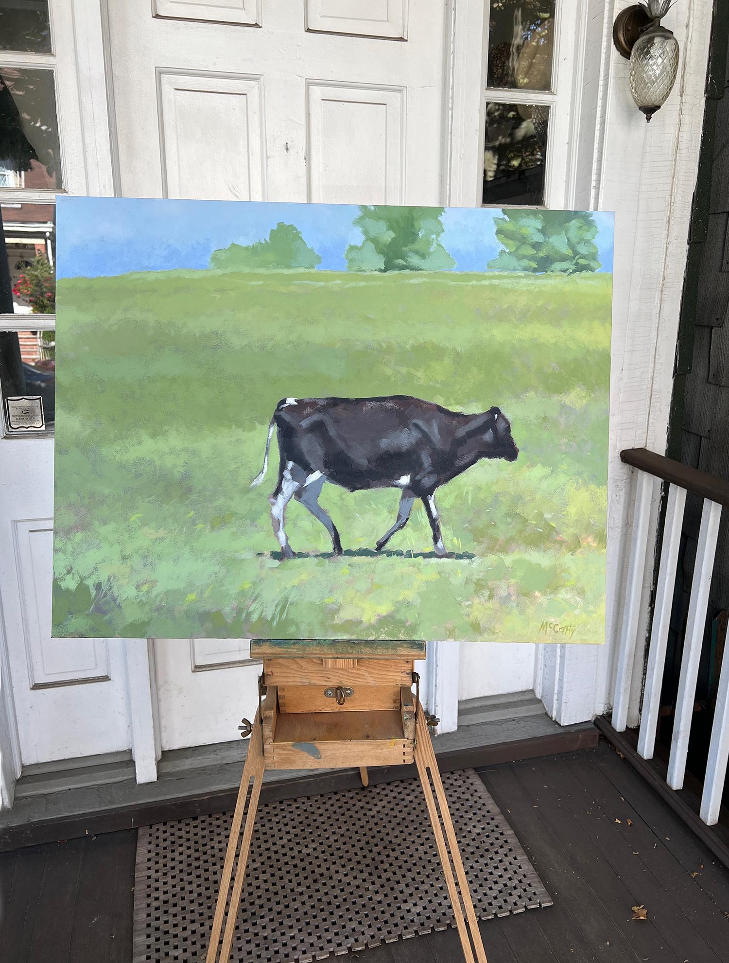 Heading Home Now, peinture à l'huile - Impressionnisme Painting par Brian McCarty