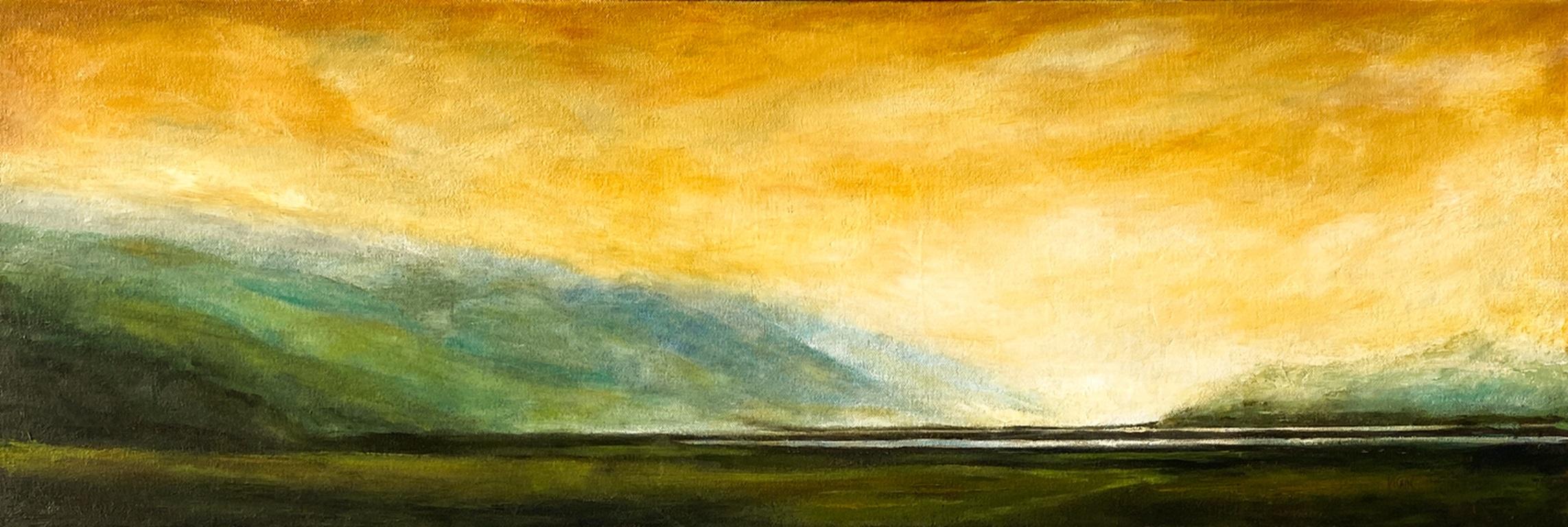 Éveil IV, peinture à l'huile - Art de Mandy Main