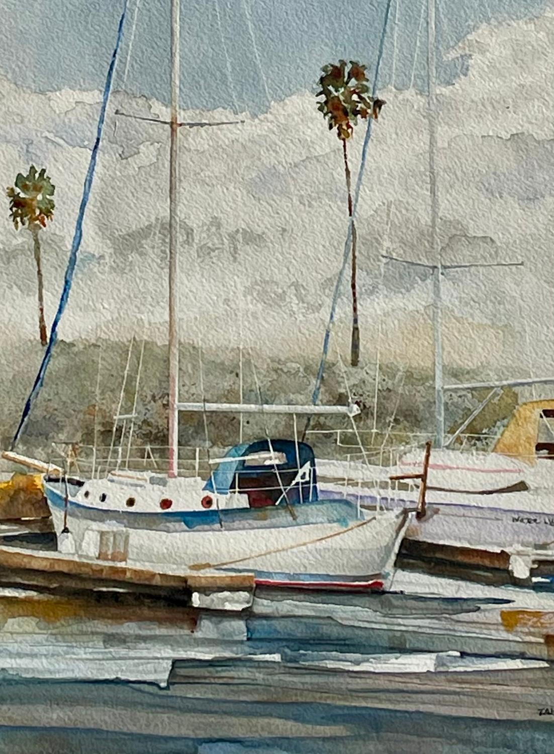 Viene la tormenta, Pintura original - Landscape Art Negro de Thomas Hoerber