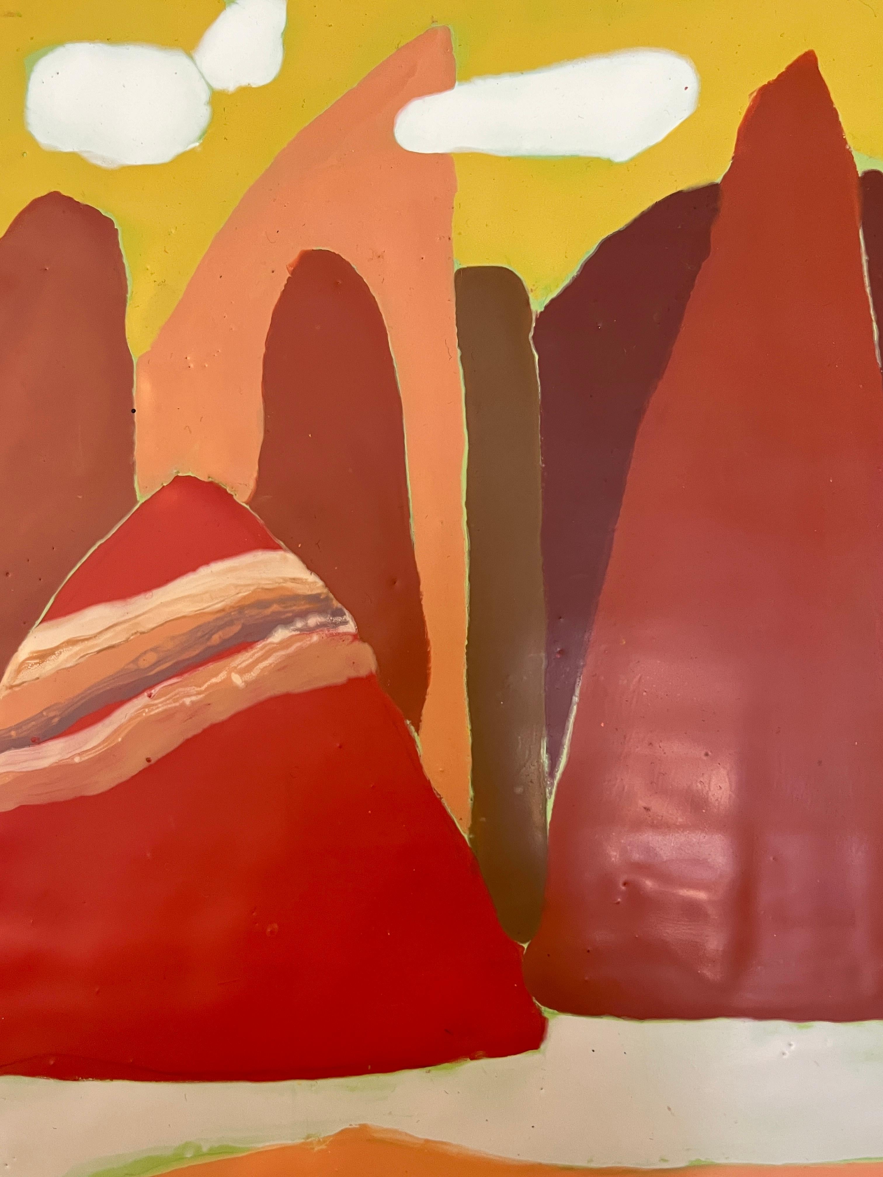 Jardin des dieux, peinture originale en vente 1