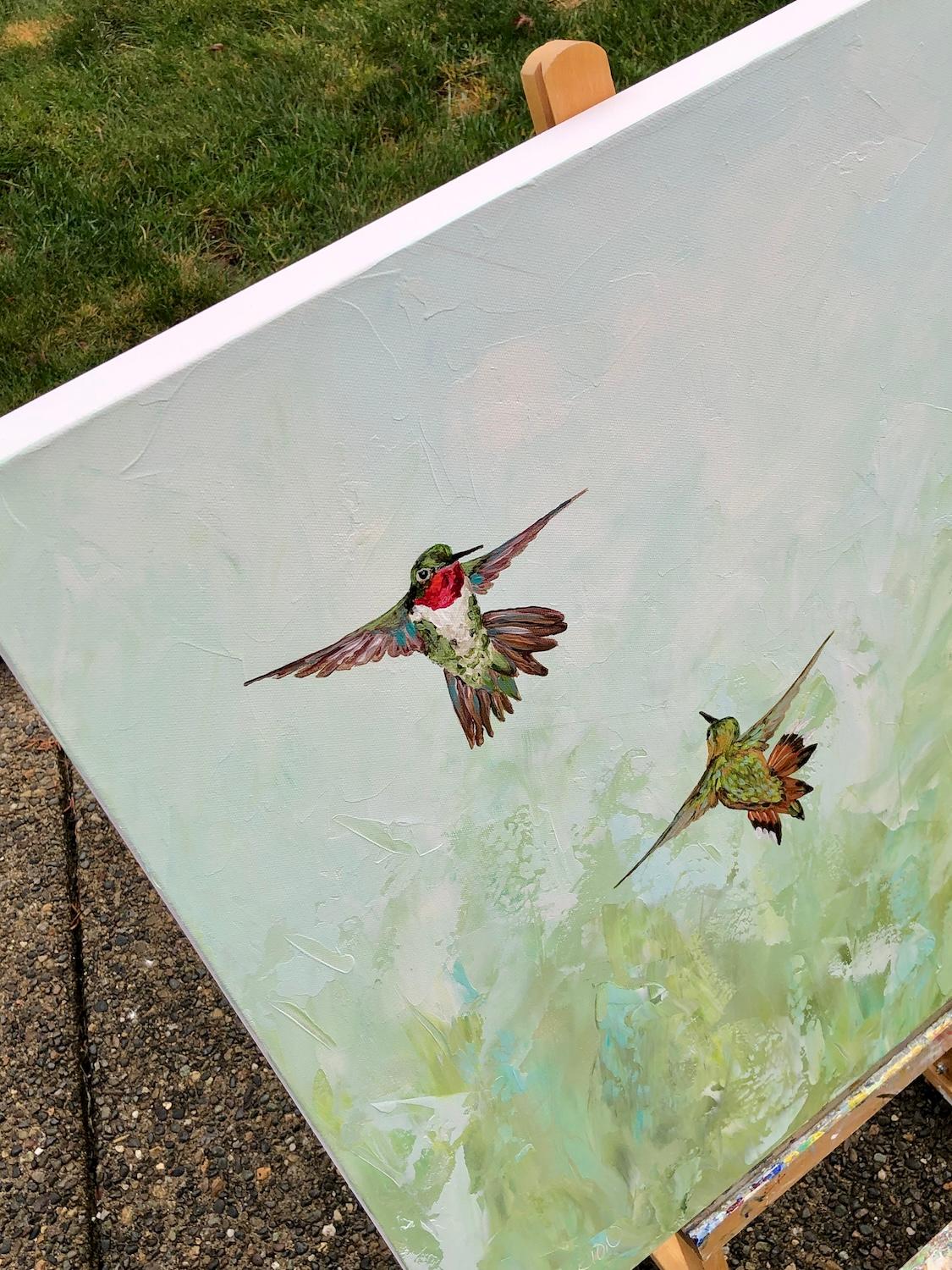 Ciao, dipinto originale - Painting di Karen Barton