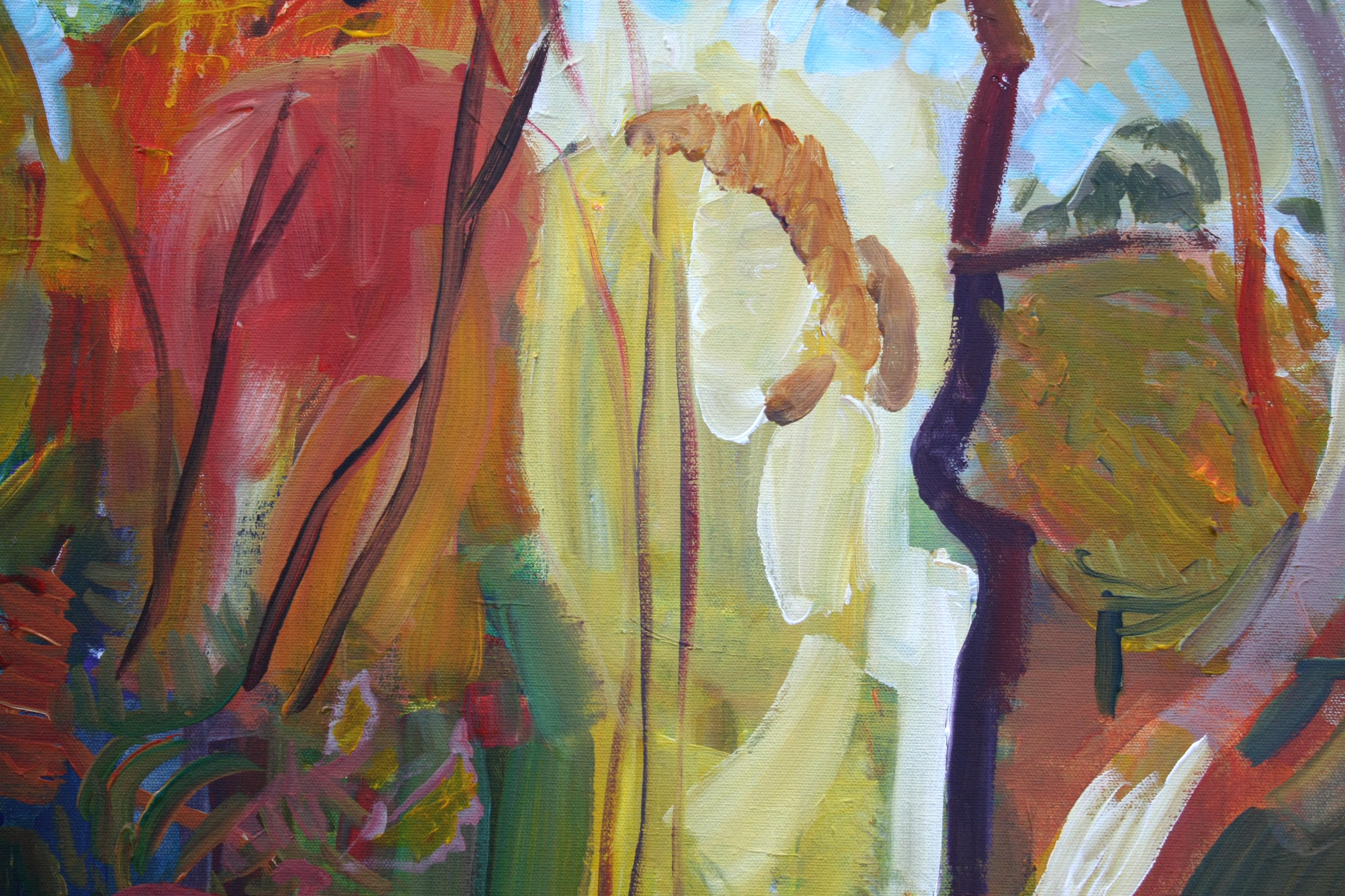 Dense Woodland, Original Painting For Sale 1