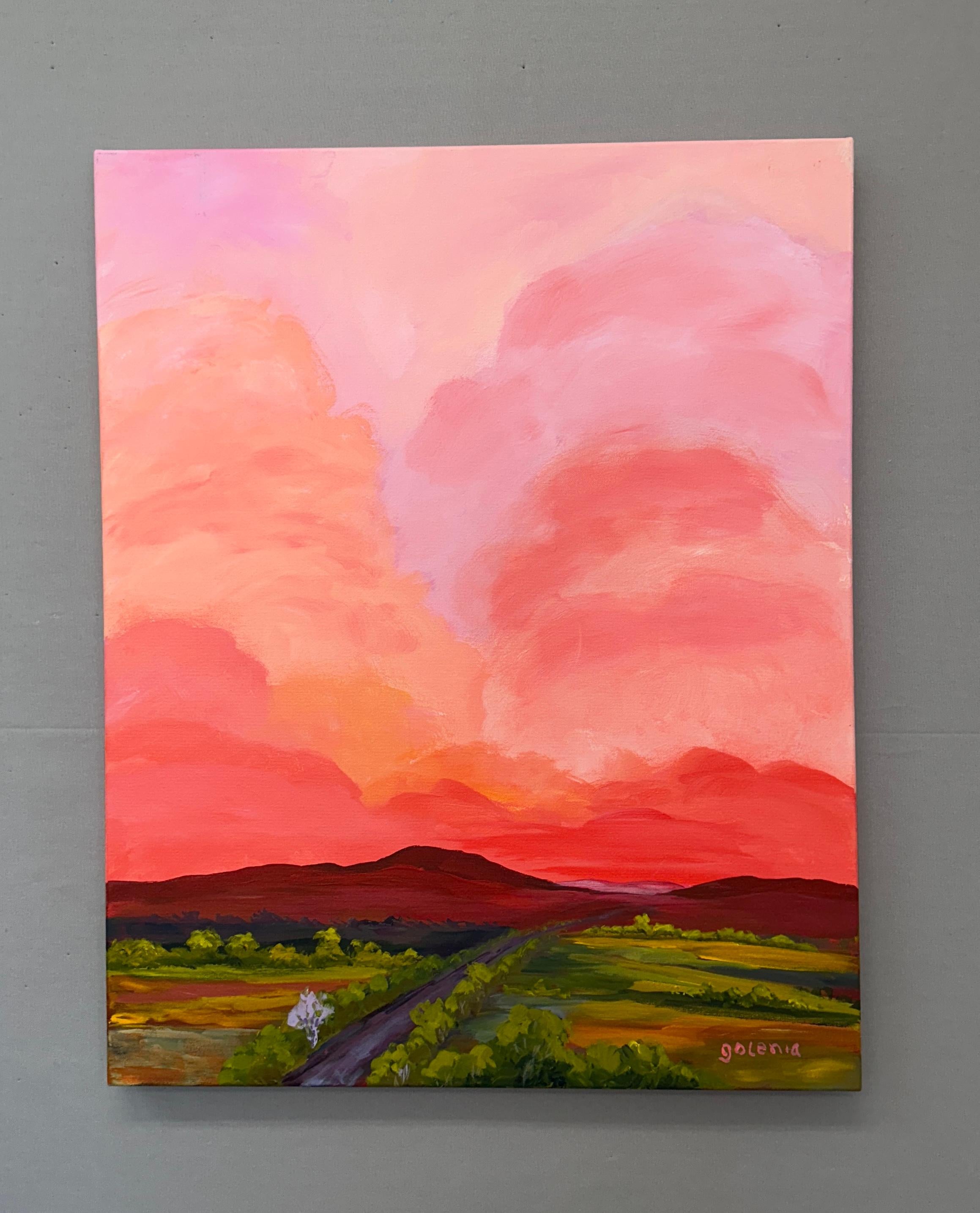 Aussie Love, peinture originale - Impressionnisme Painting par JoAnn Golenia