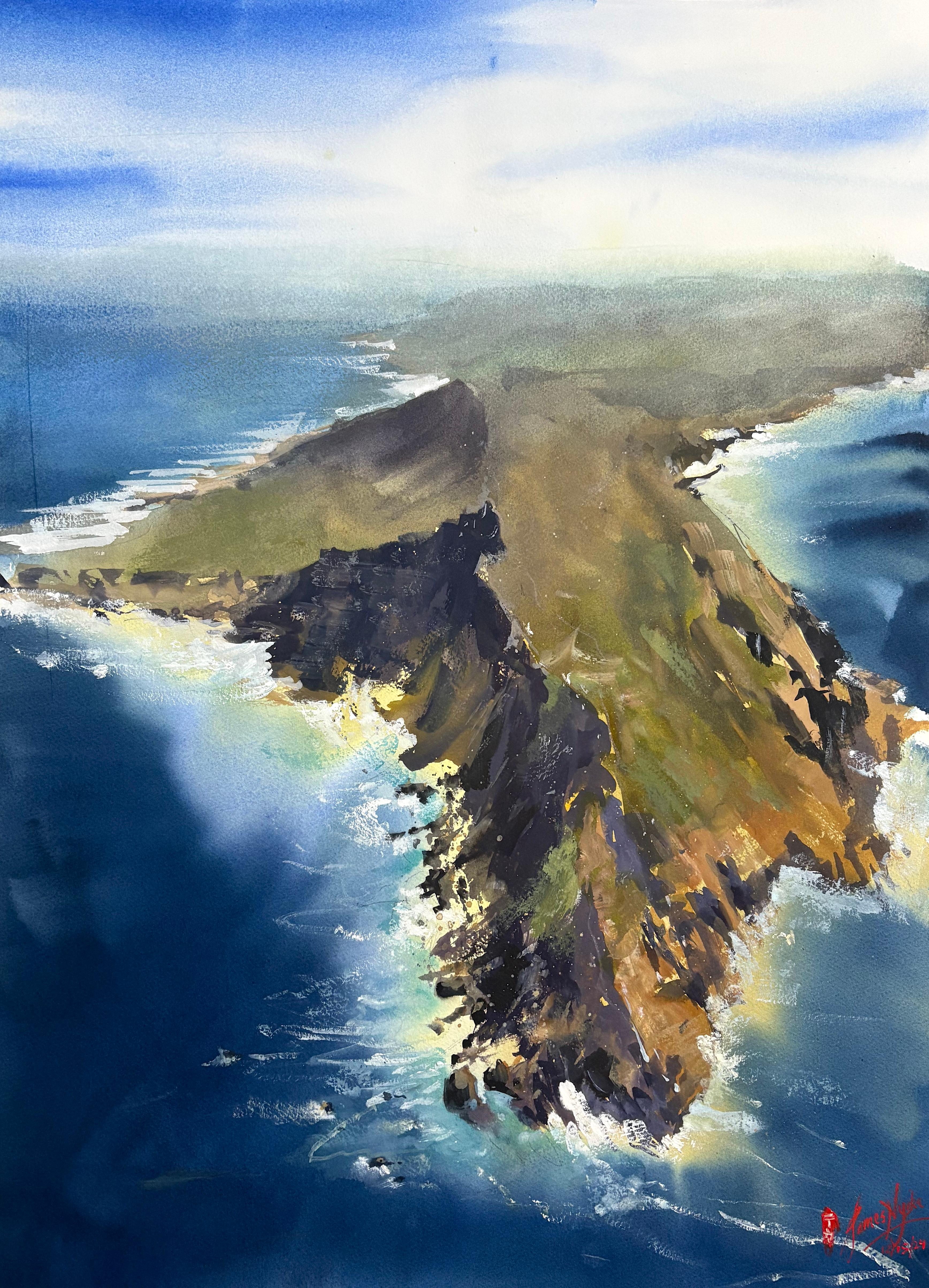Landscape Art di James Nyika - Bordo del Capo, Pittura originale