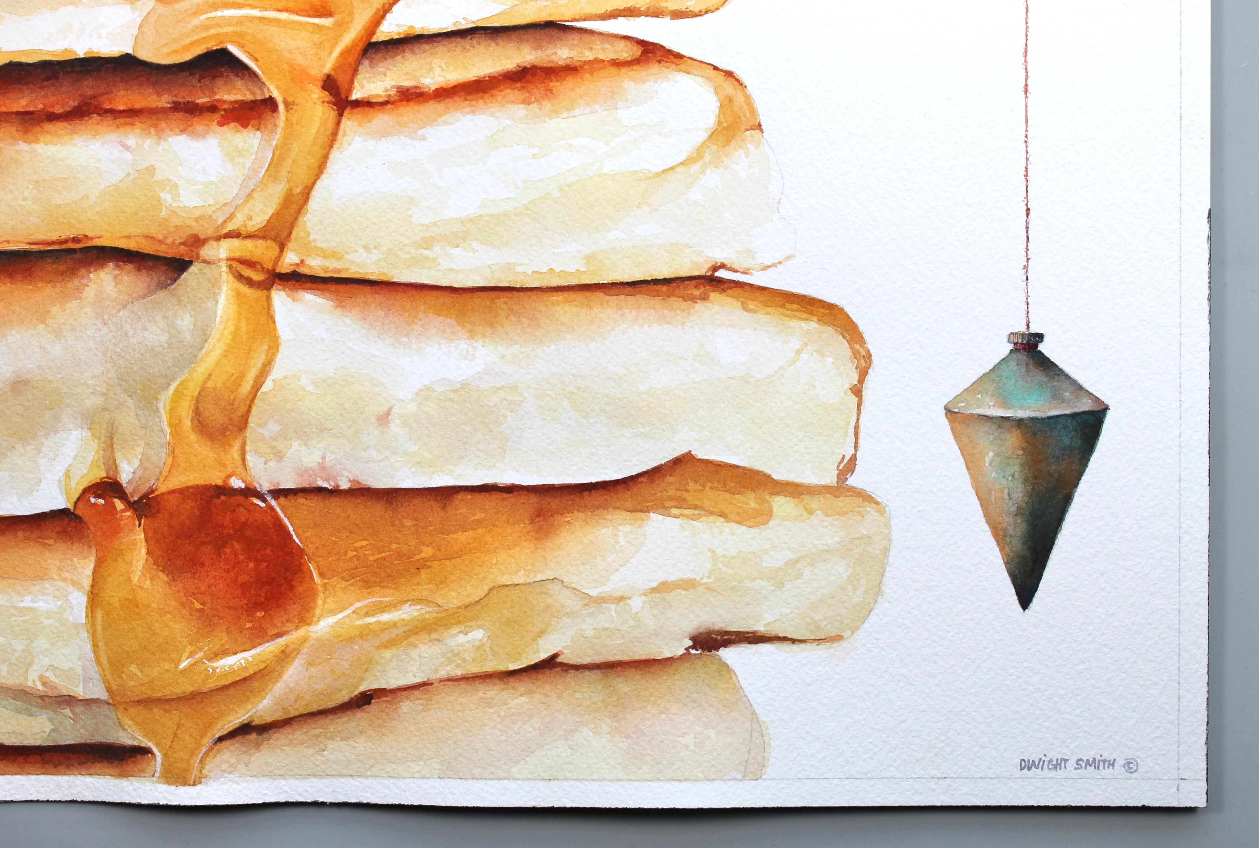 Plumb, Original Painting - Surrealist Art by Dwight Smith