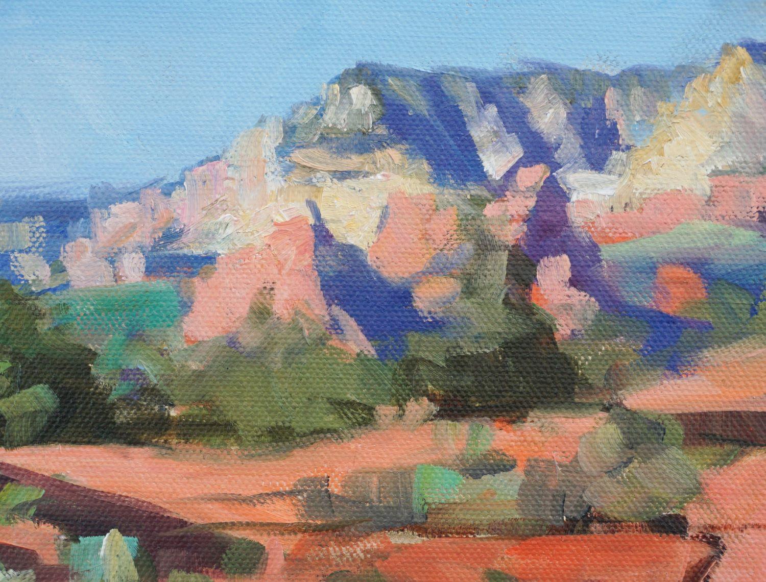 Vista di Sedona II, Pittura a olio in vendita 1