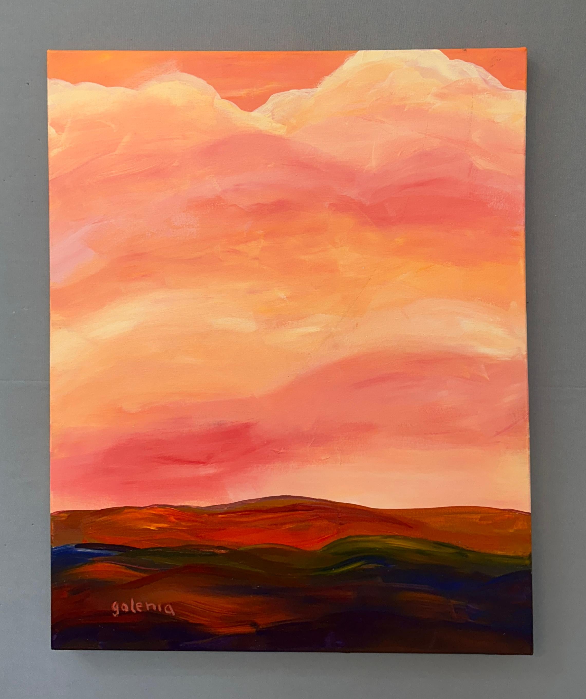 Mañana en el Alto Desierto, Pintura Original - Painting Impresionista de JoAnn Golenia
