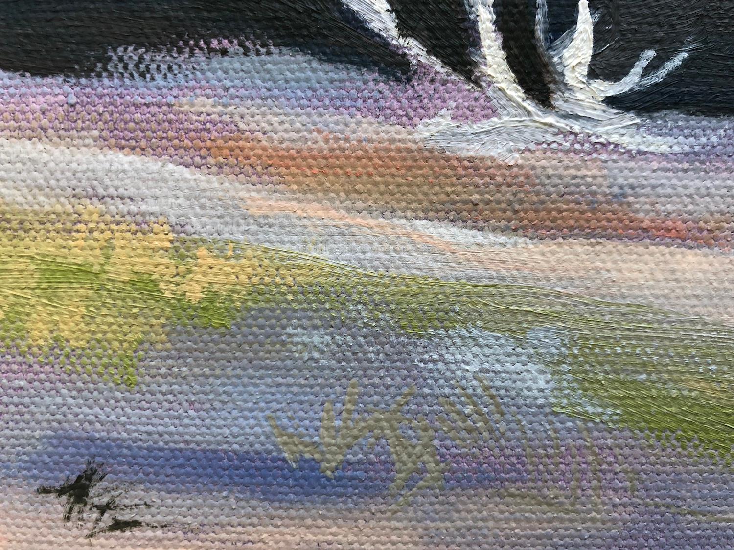 Pierre de lune, peinture à l'huile en vente 1