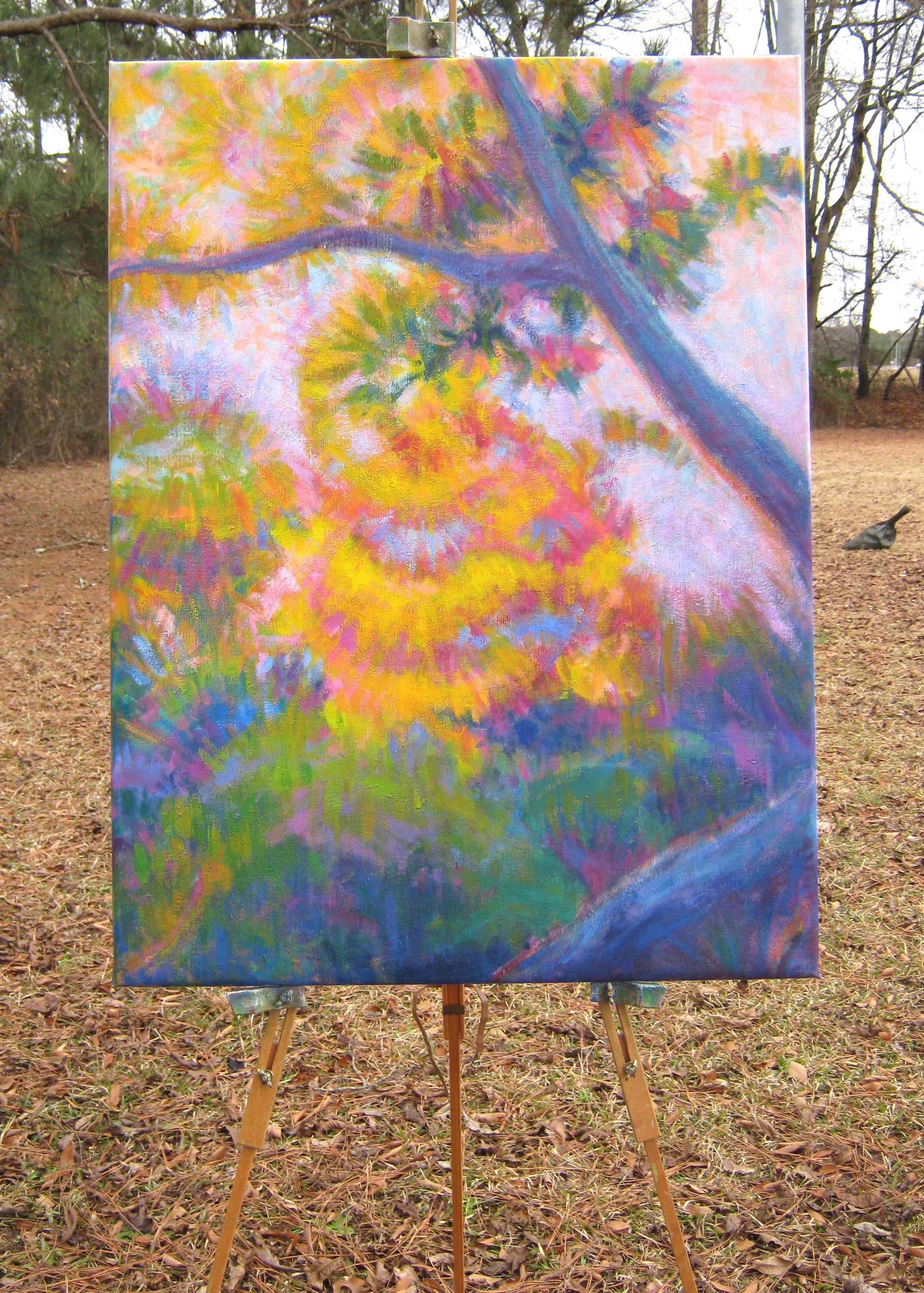 Burnett, Pittura a olio - Painting Espressionista di Naoko Tadotsu