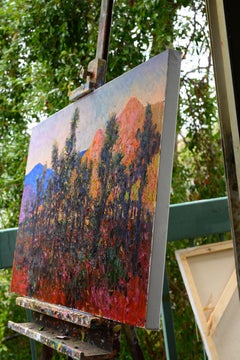 Dusk in Joshua Tree National Park, Oil Painting