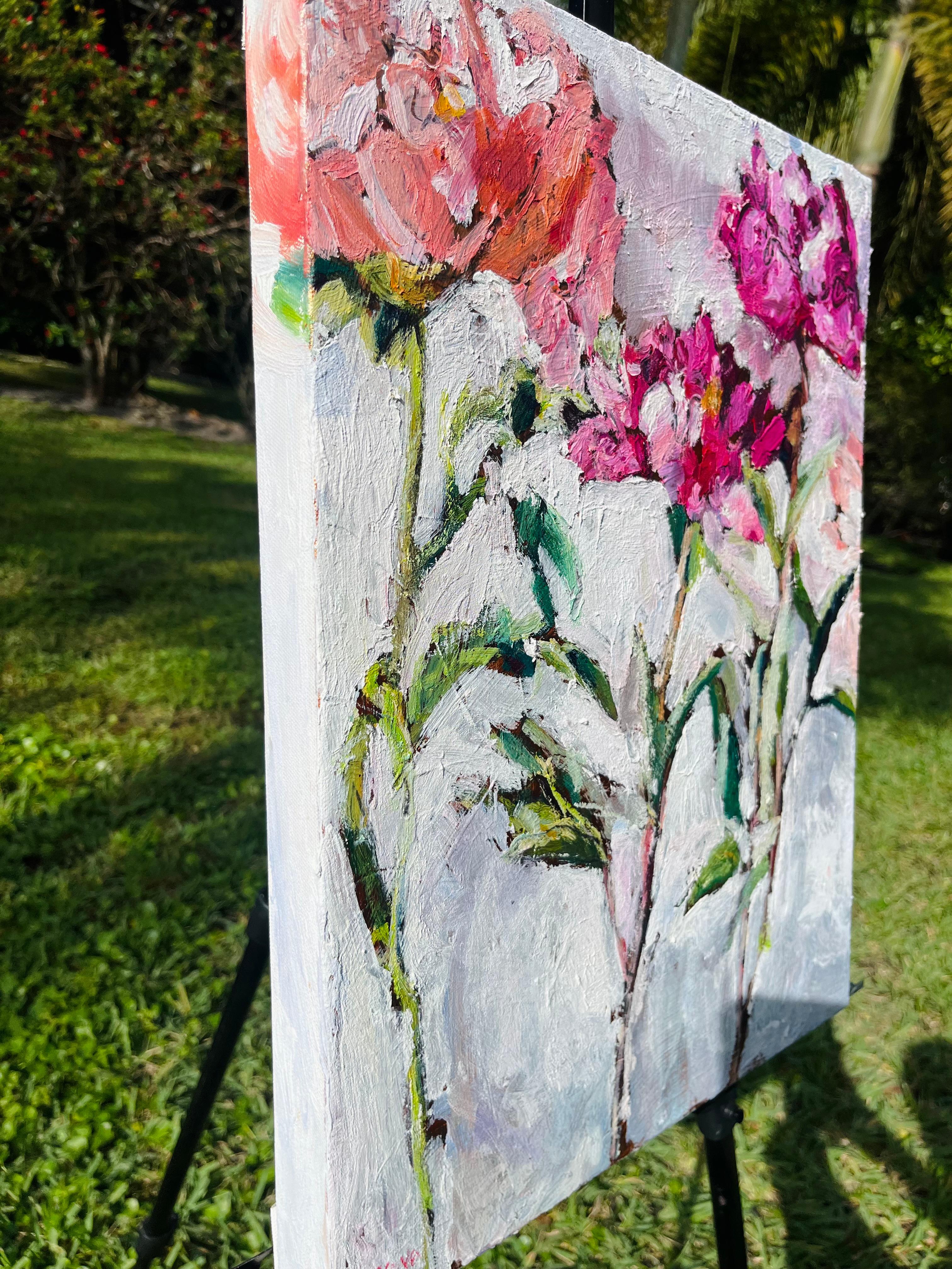 The Seeds of Hope, peinture originale - Impressionnisme Art par Nava Lundy