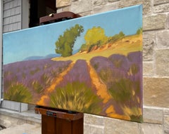 Lavender Field in Provence, Oil Painting
