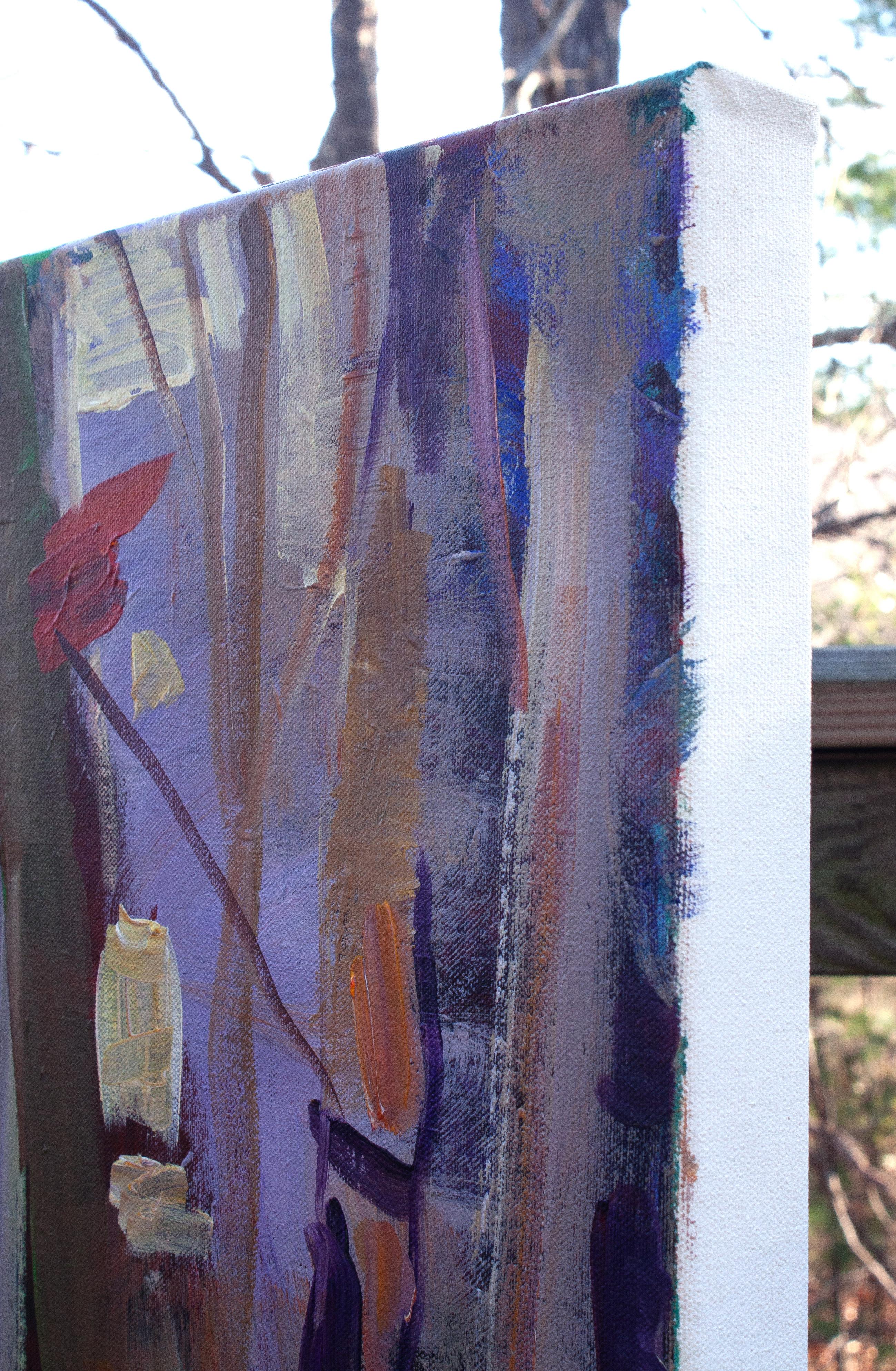 Forest Study #5, Original Painting - Expressionist Art by Robert Hofherr