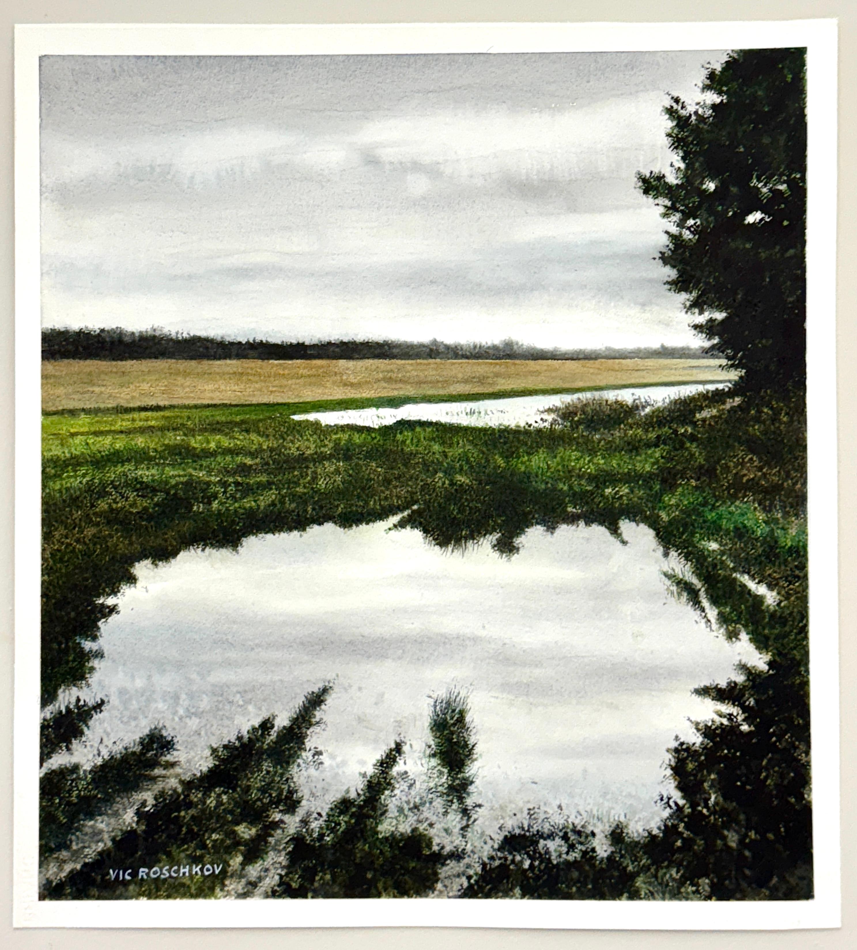 Nach dem Sturm, Originalgemälde (Realismus), Art, von Vic Roschkov