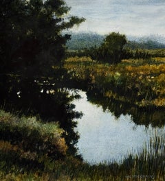 Aguas tranquilas, Pintura original