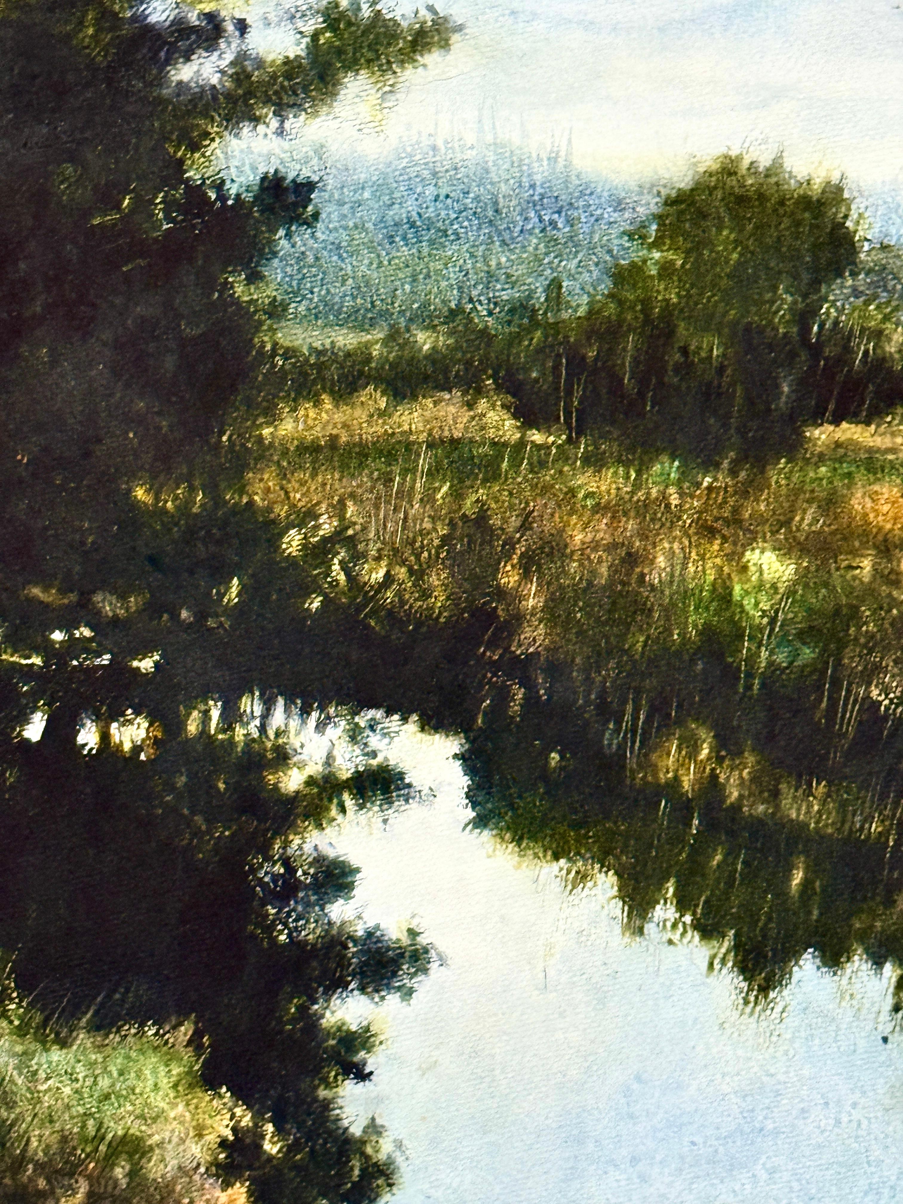 Aguas tranquilas, Pintura original en venta 1