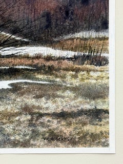 La dernière neige, peinture originale