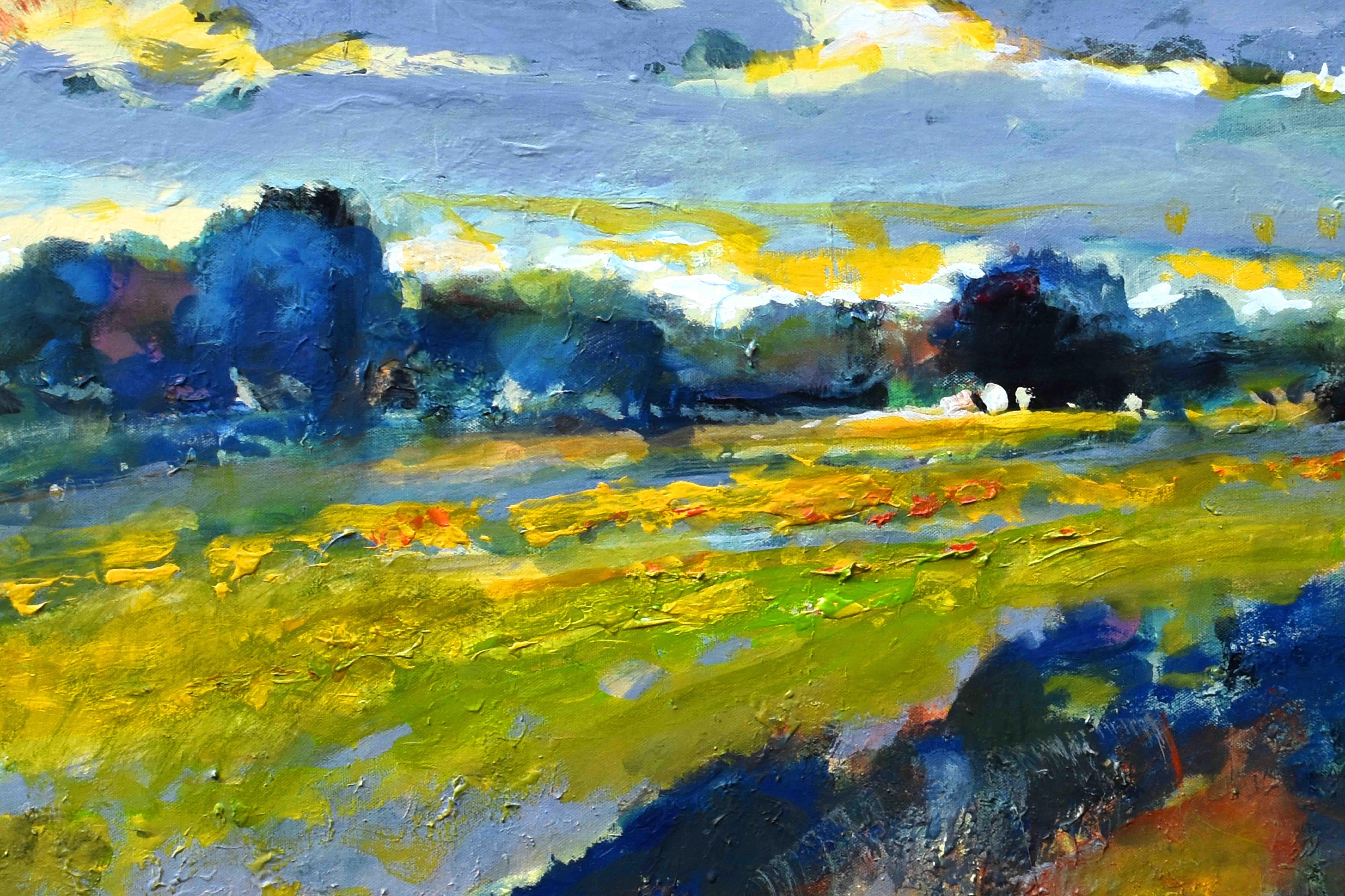 Light On Mustard, Original Painting For Sale 1