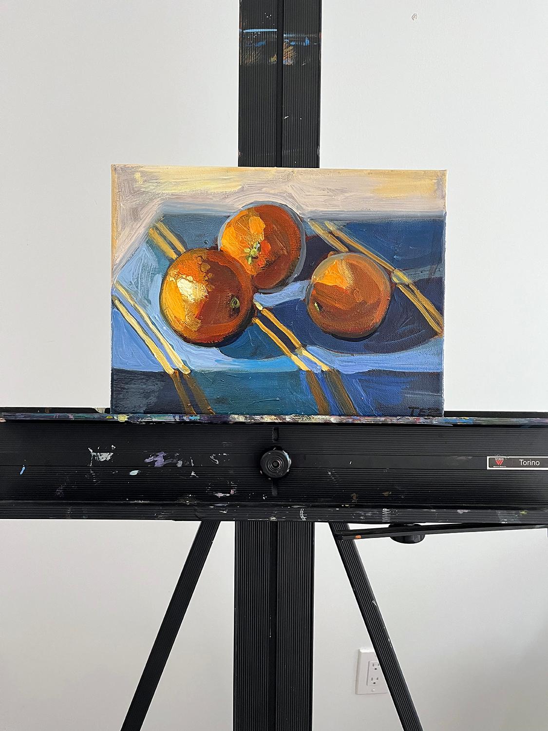 Tablero de mandarina, Pintura al óleo - Painting Impresionista de Tara Zalewsky-Nease