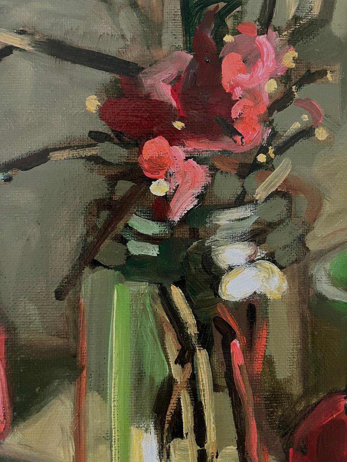 Momento di festa, Pittura a olio in vendita 1
