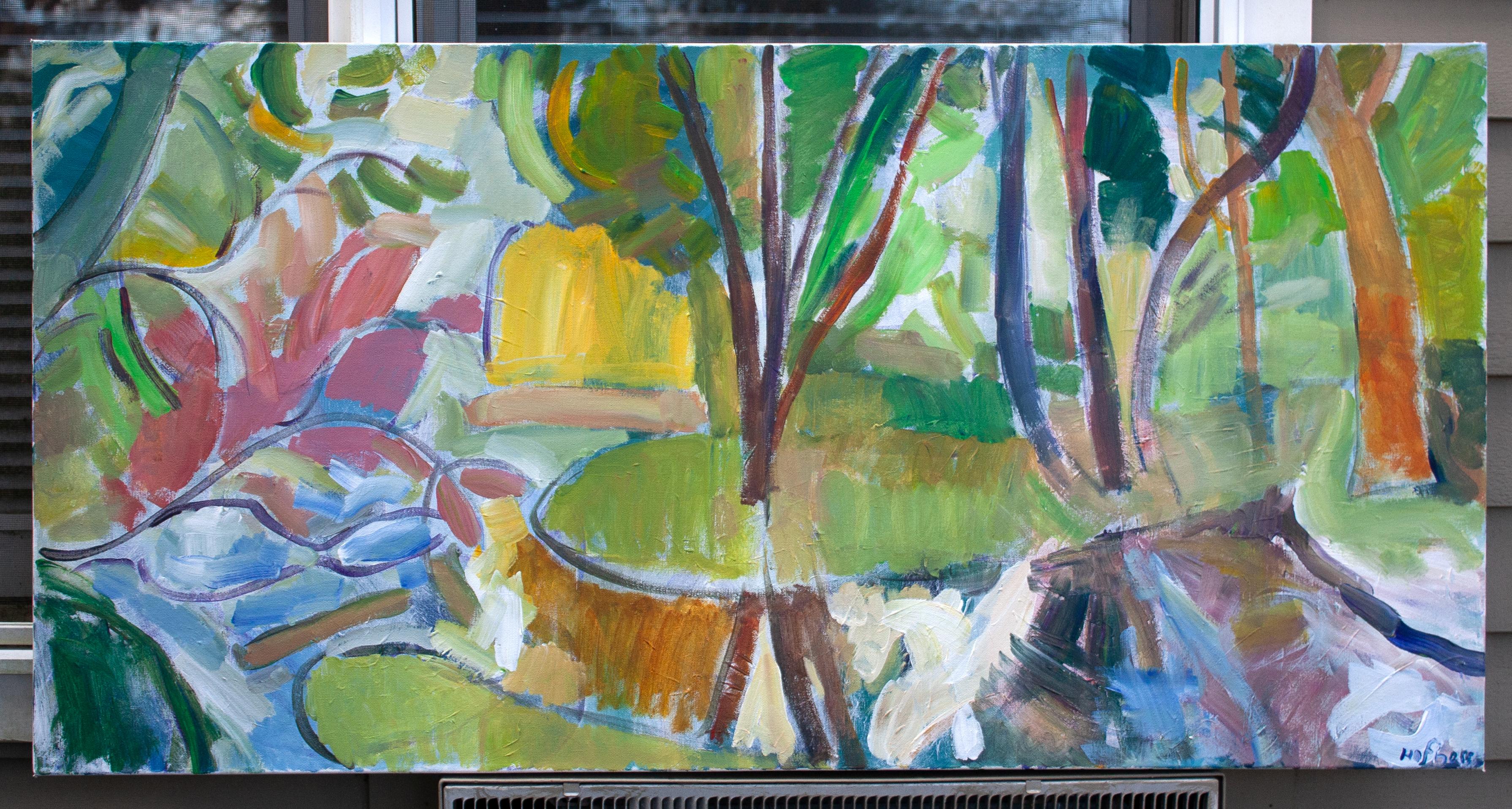 Meandering, Pittura originale - Painting Espressionista di Robert Hofherr