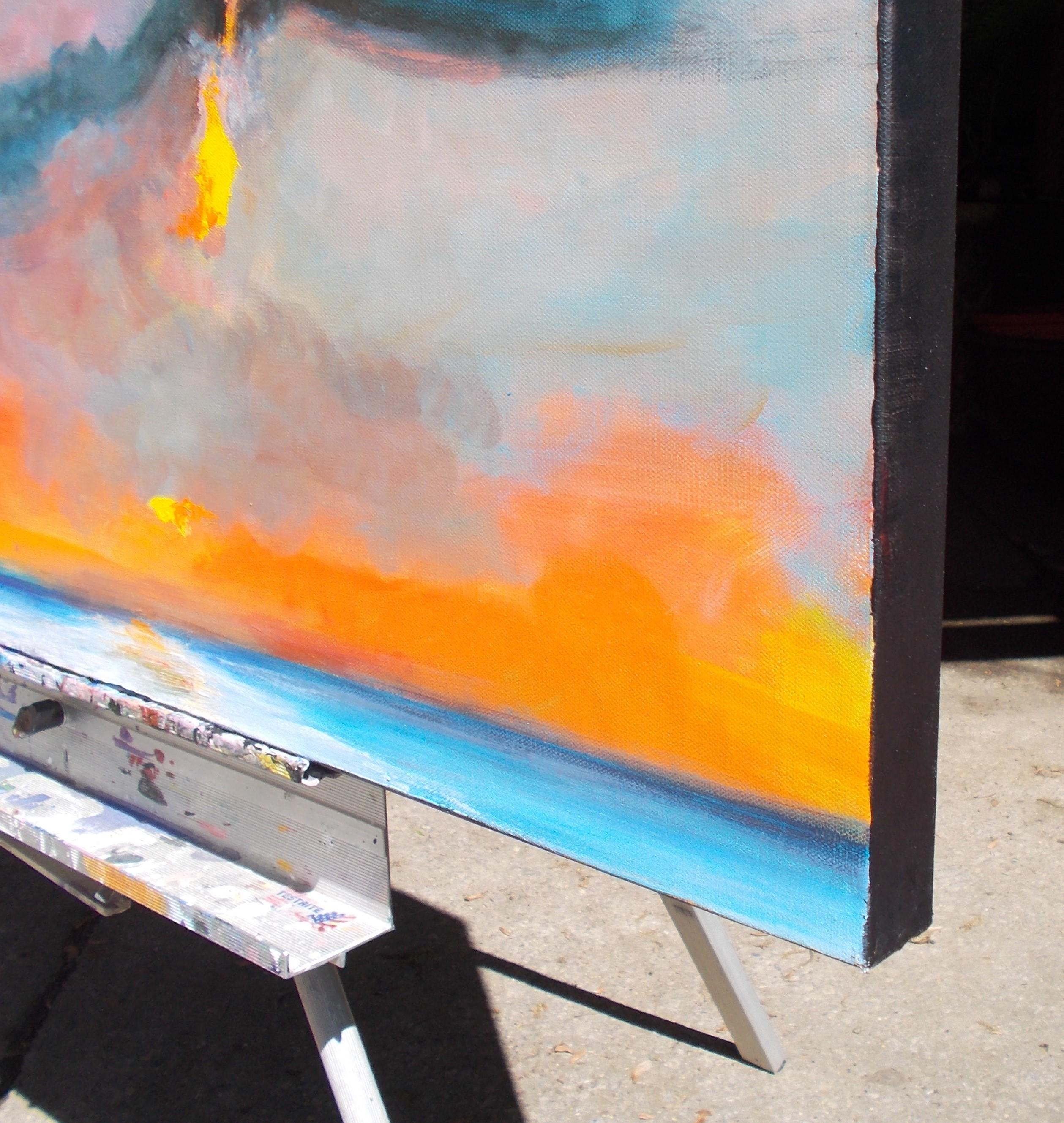 Glimmer Strike, peinture originale - Painting de Benjamin  Thomas