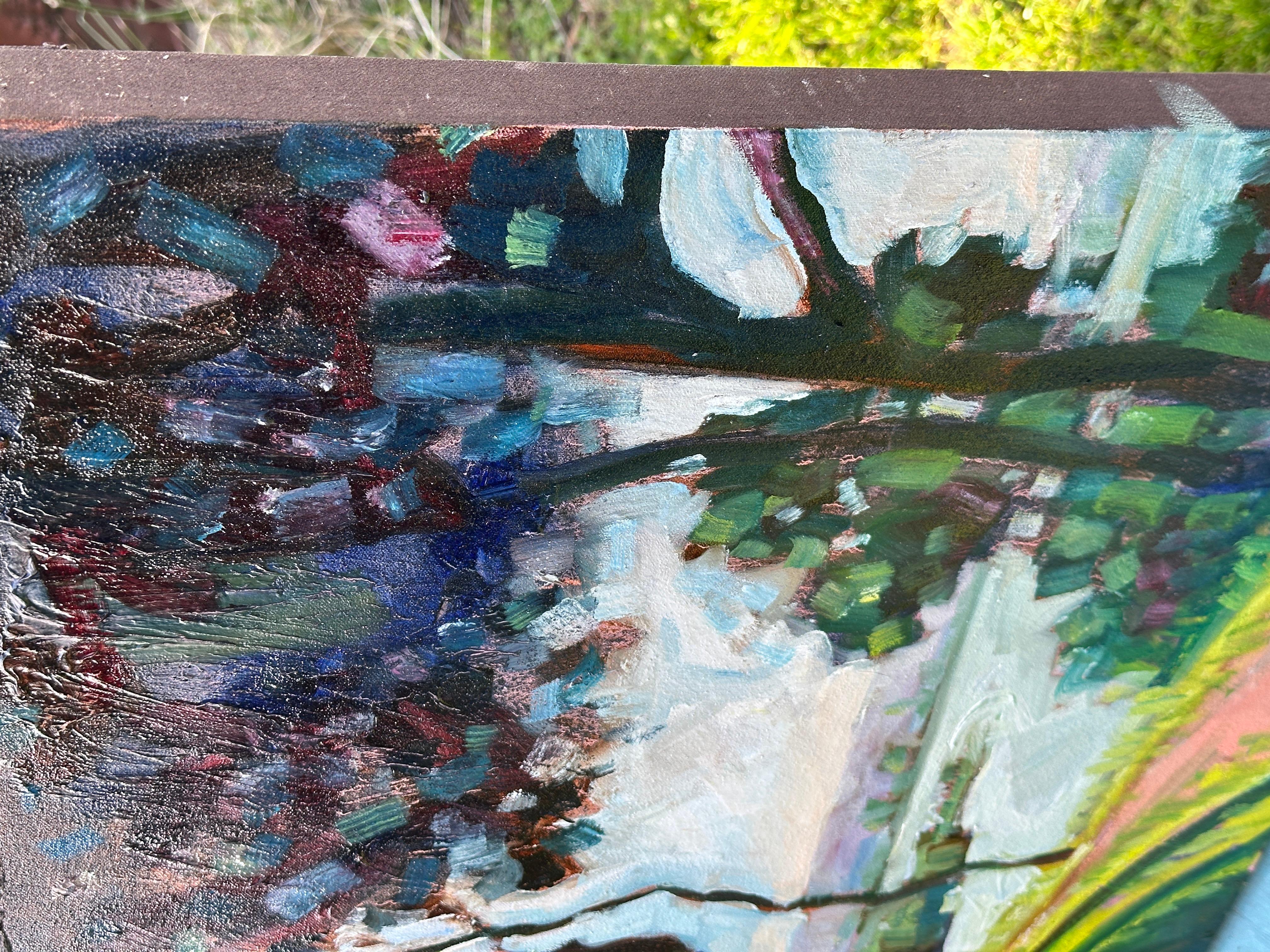 Miwok Trail, peinture à l'huile - Painting de James Hartman