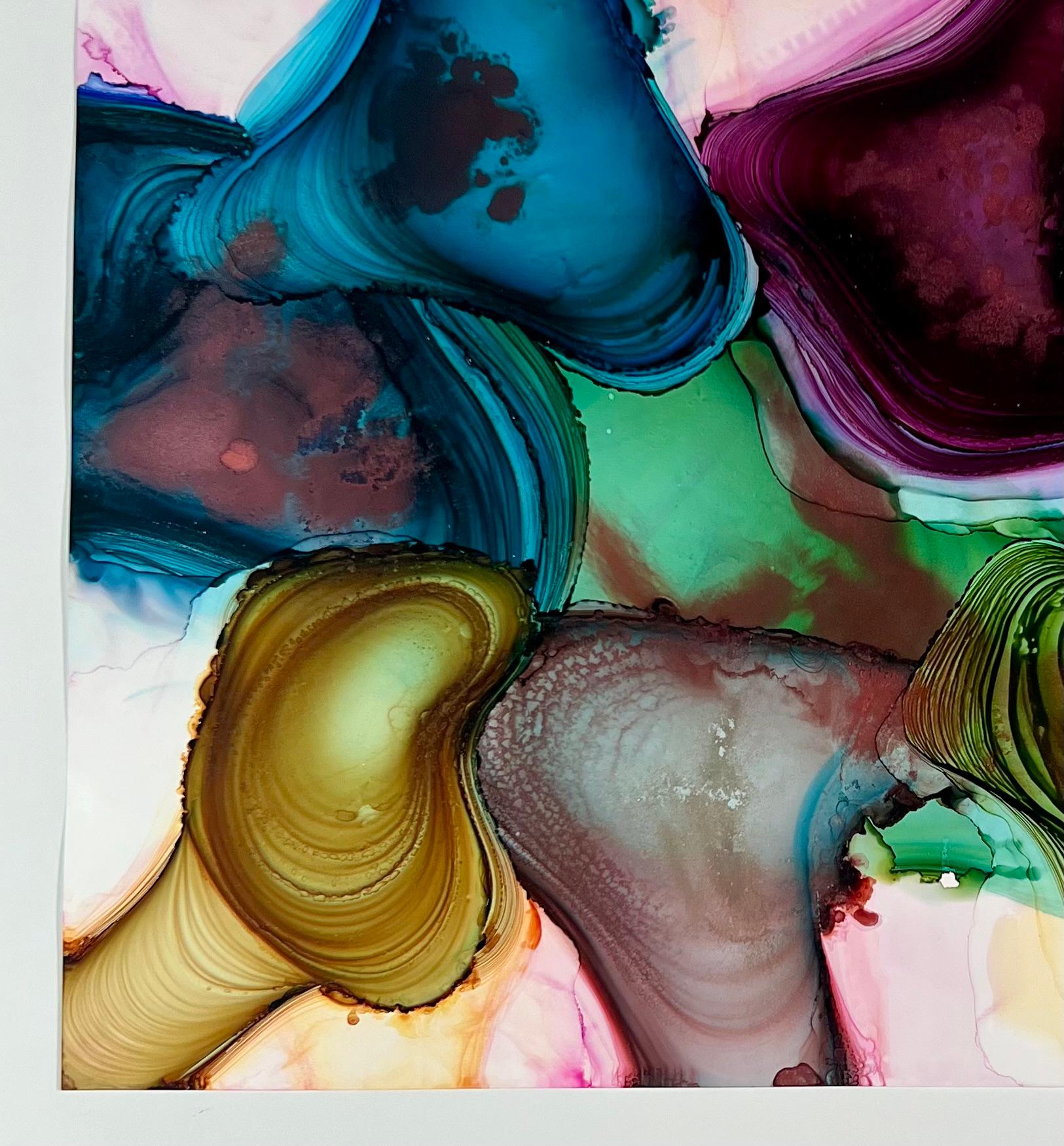 Beyond the Veil, Abstract Painting - Art by Eric Wilson
