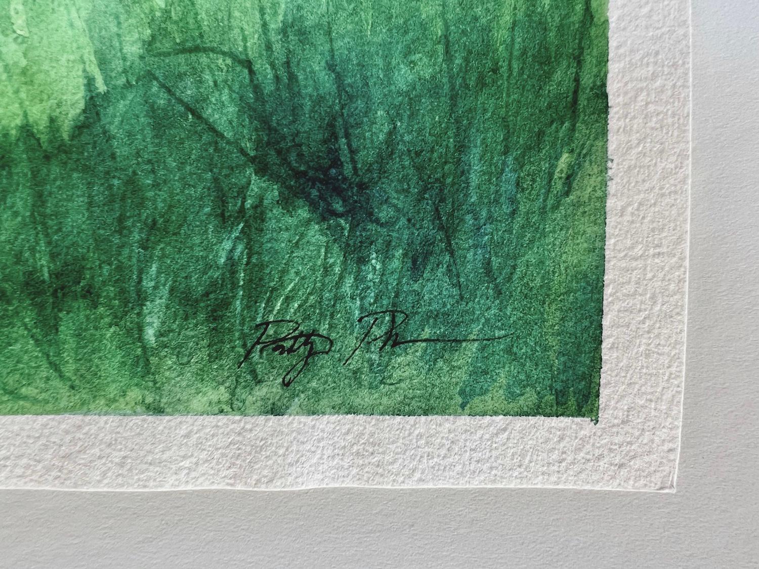 Sommerbaum, Originalgemälde – Art von Patty Phan