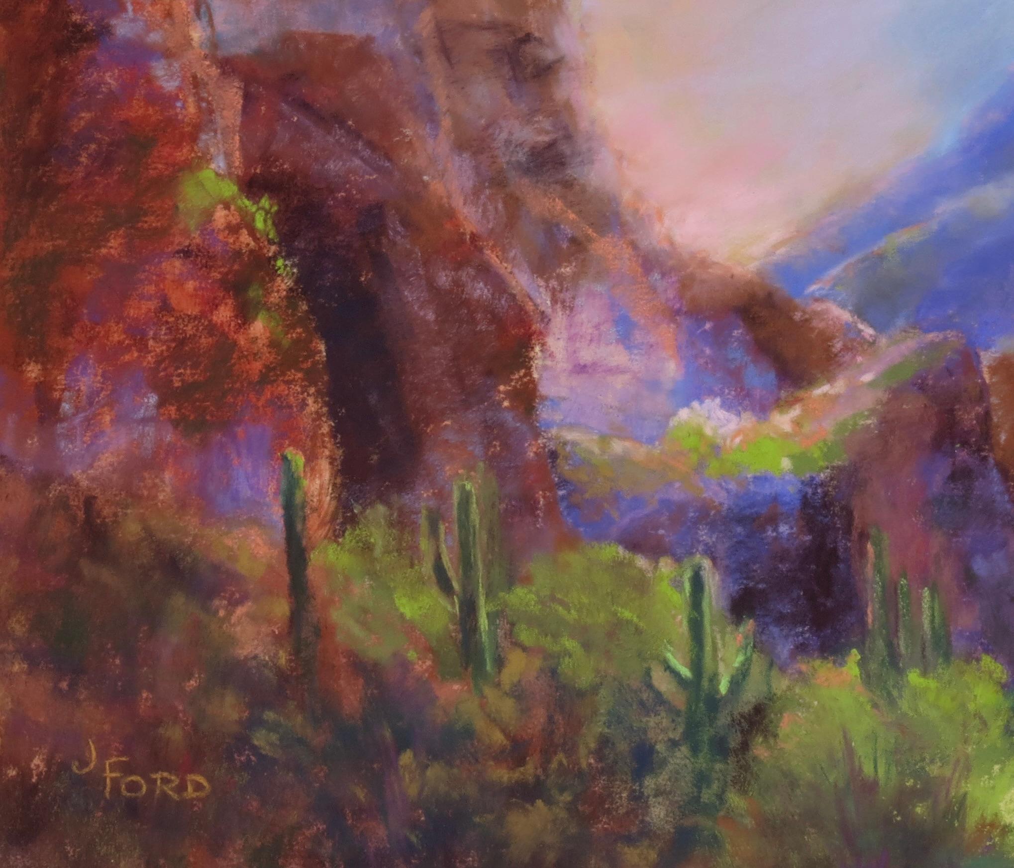 Resplandor del desierto, Pintura original en venta 1