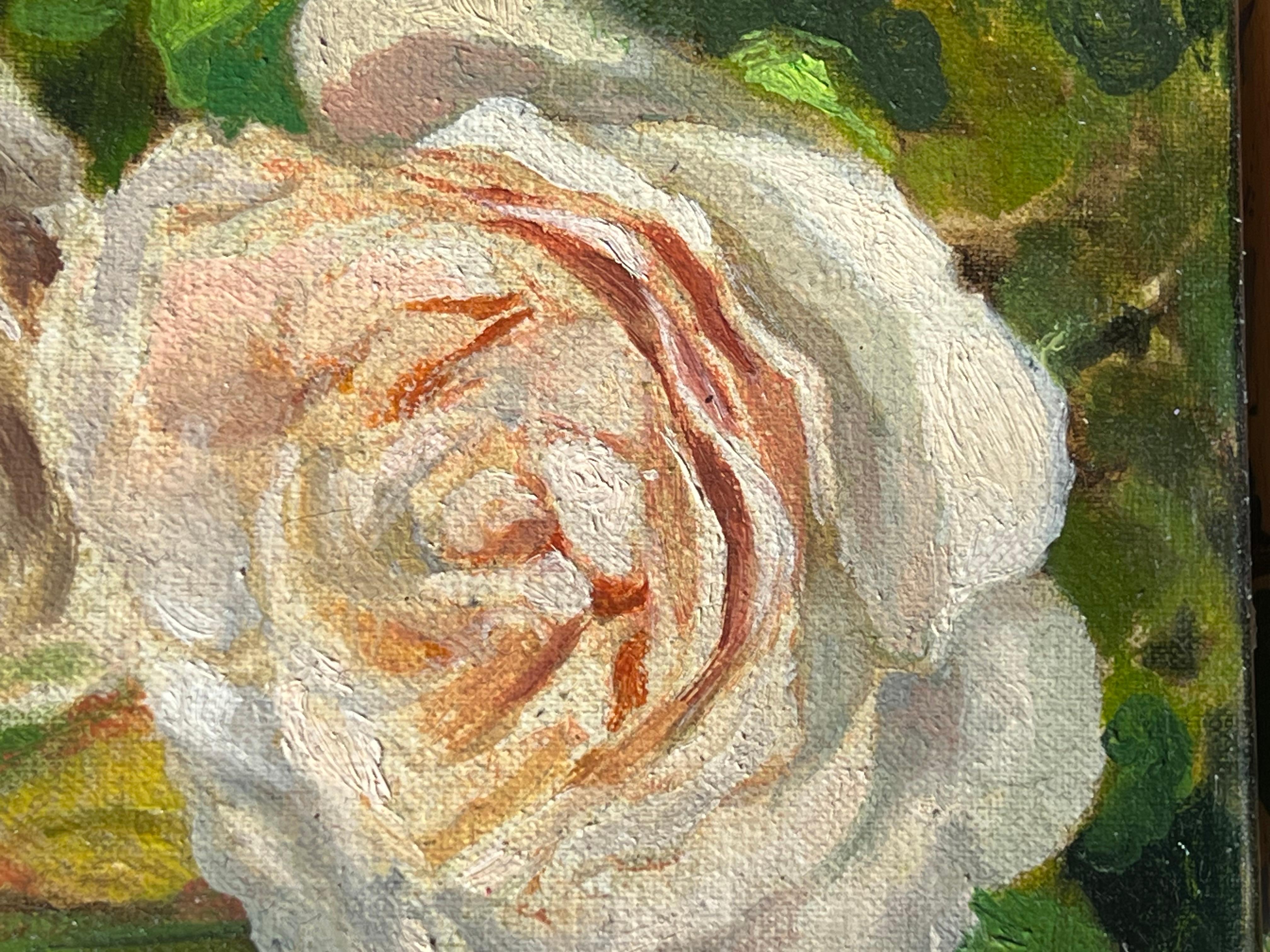 Tesoros de jardín, Pintura al óleo - Still-Life Painting Marrón de Hilary Gomes