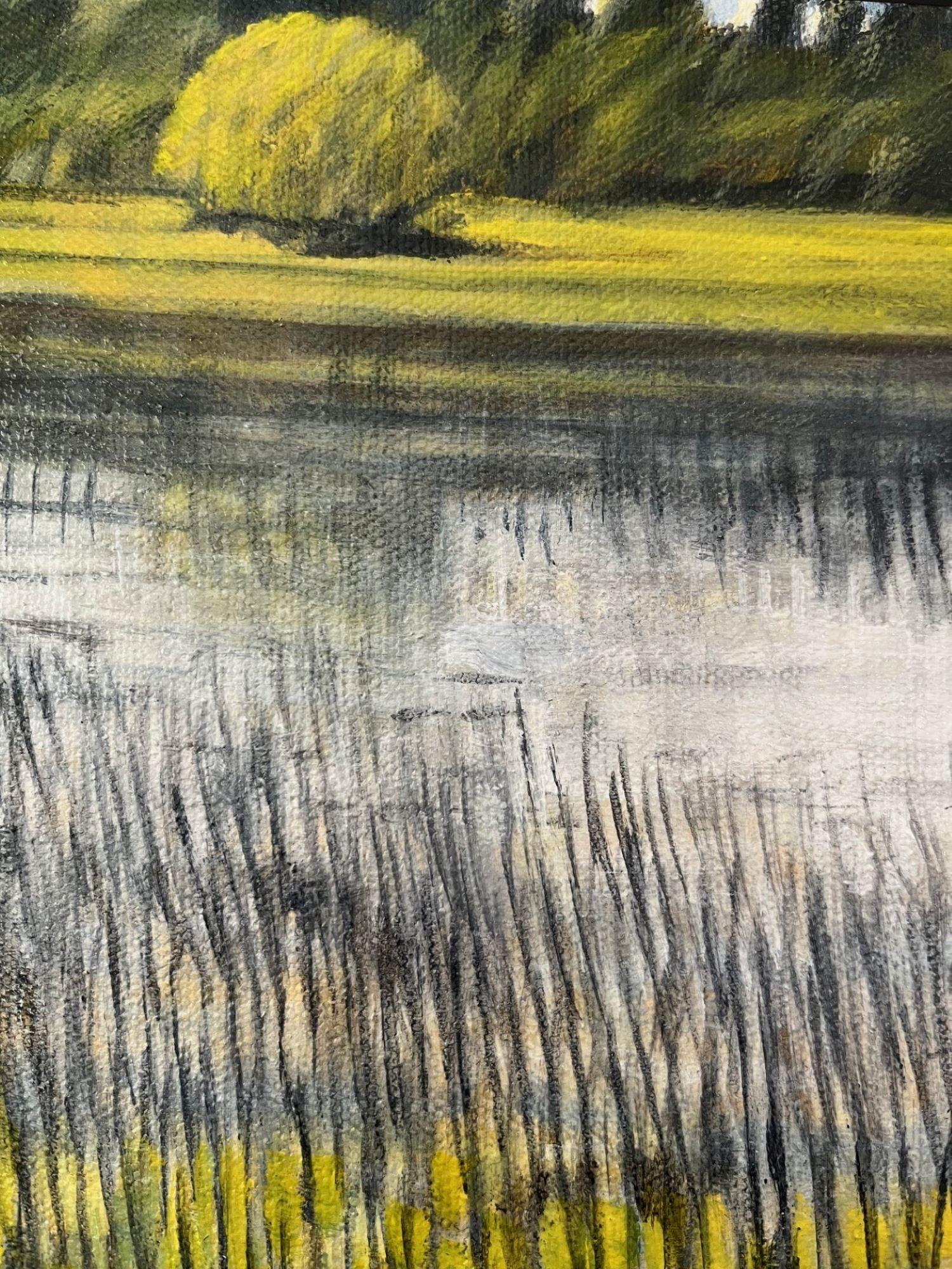 Étang paisible, peinture originale en vente 1