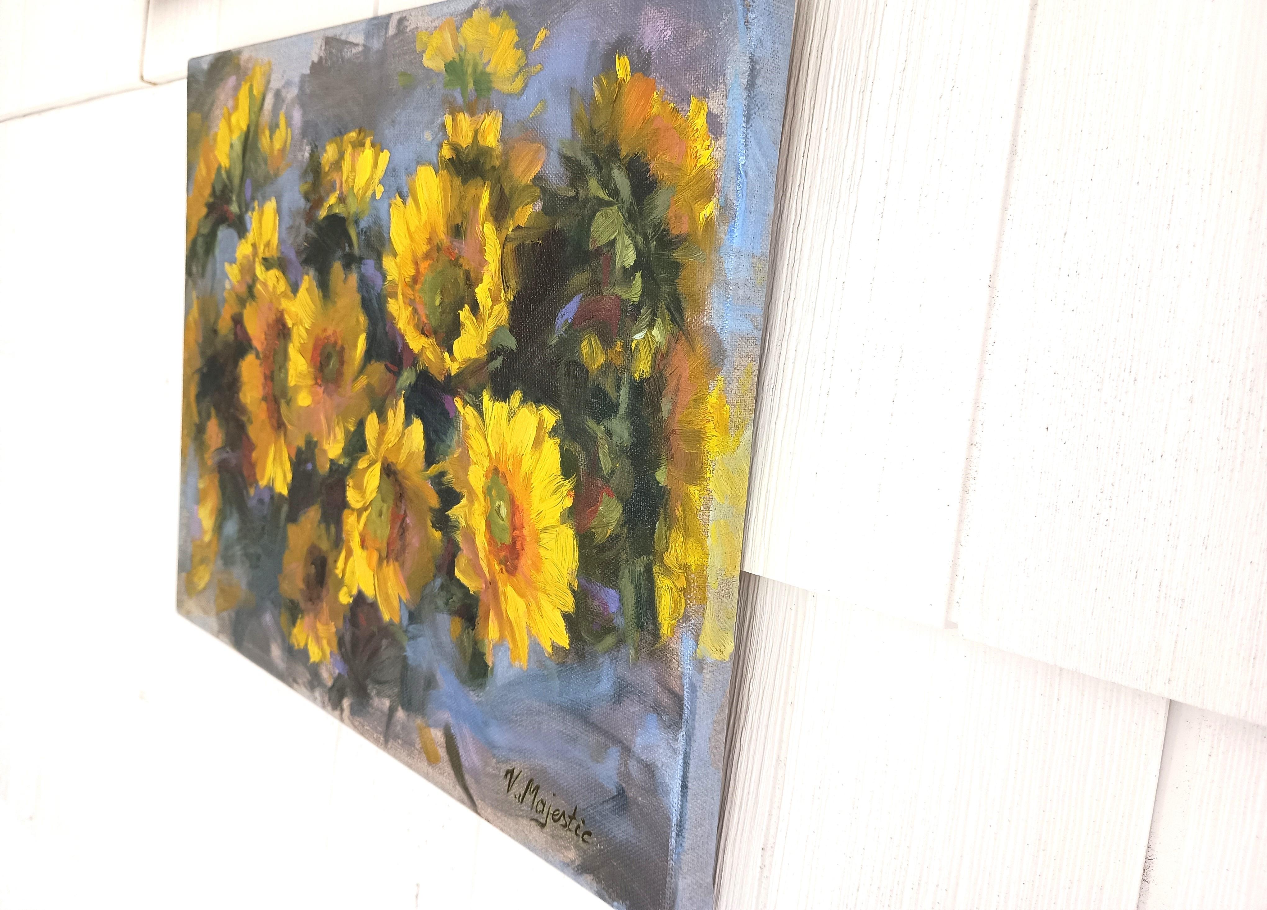 Un peu de soleil, peinture à l'huile - Painting de Viktoria Majestic