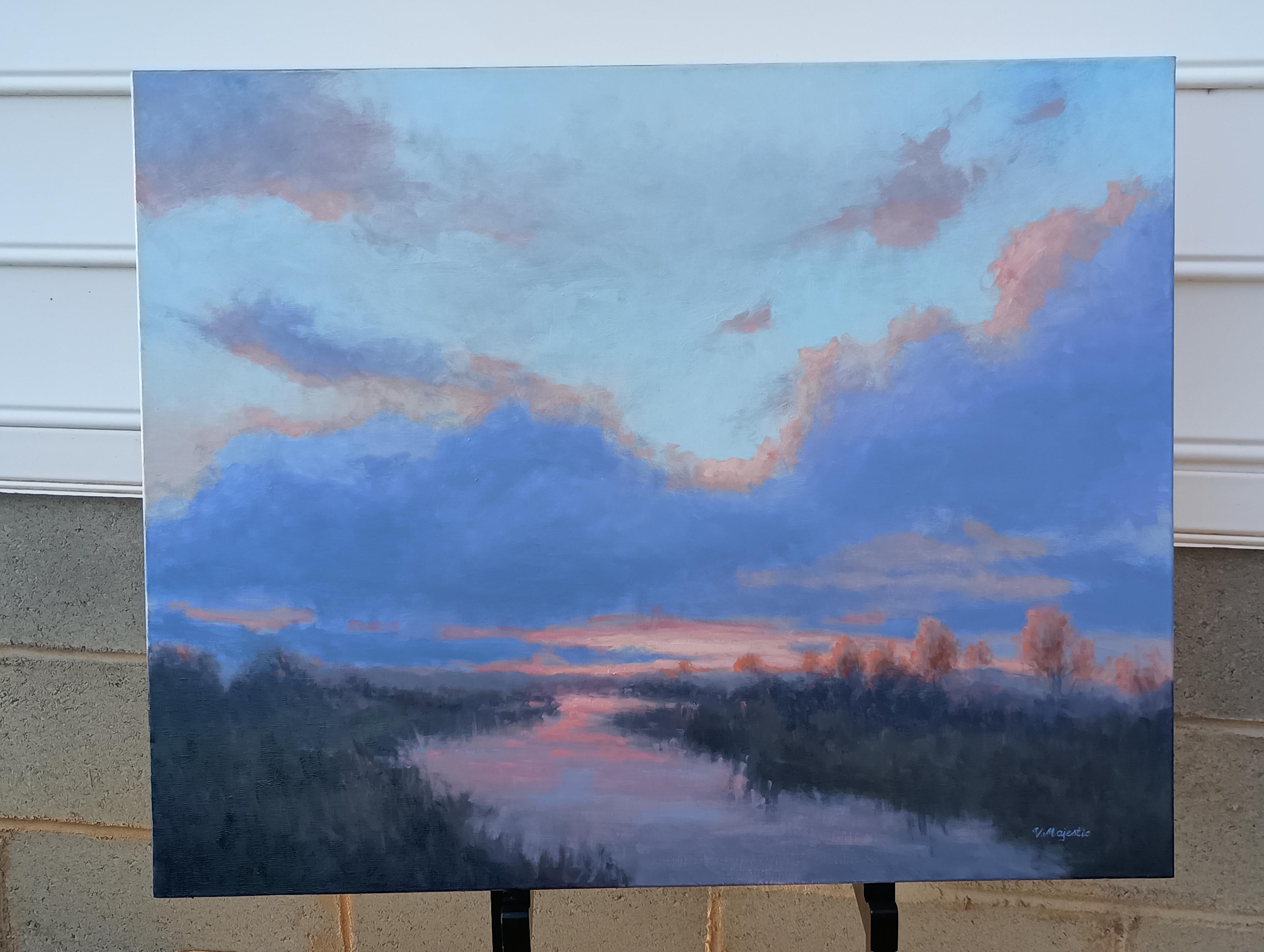 Crepuscolo, Pittura a olio - Painting Impressionismo di Viktoria Majestic
