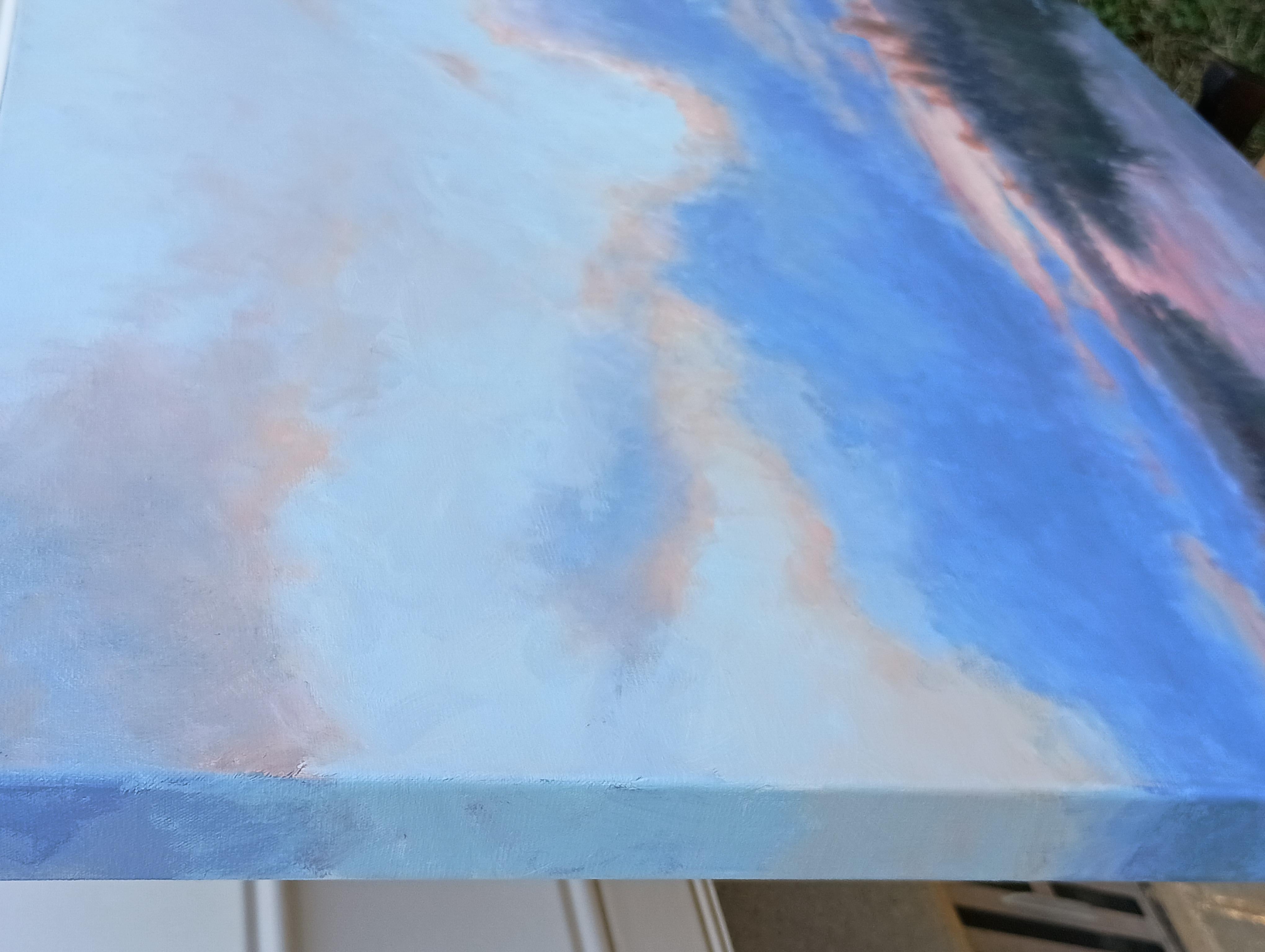 Crepuscolo, Pittura a olio - Painting di Viktoria Majestic