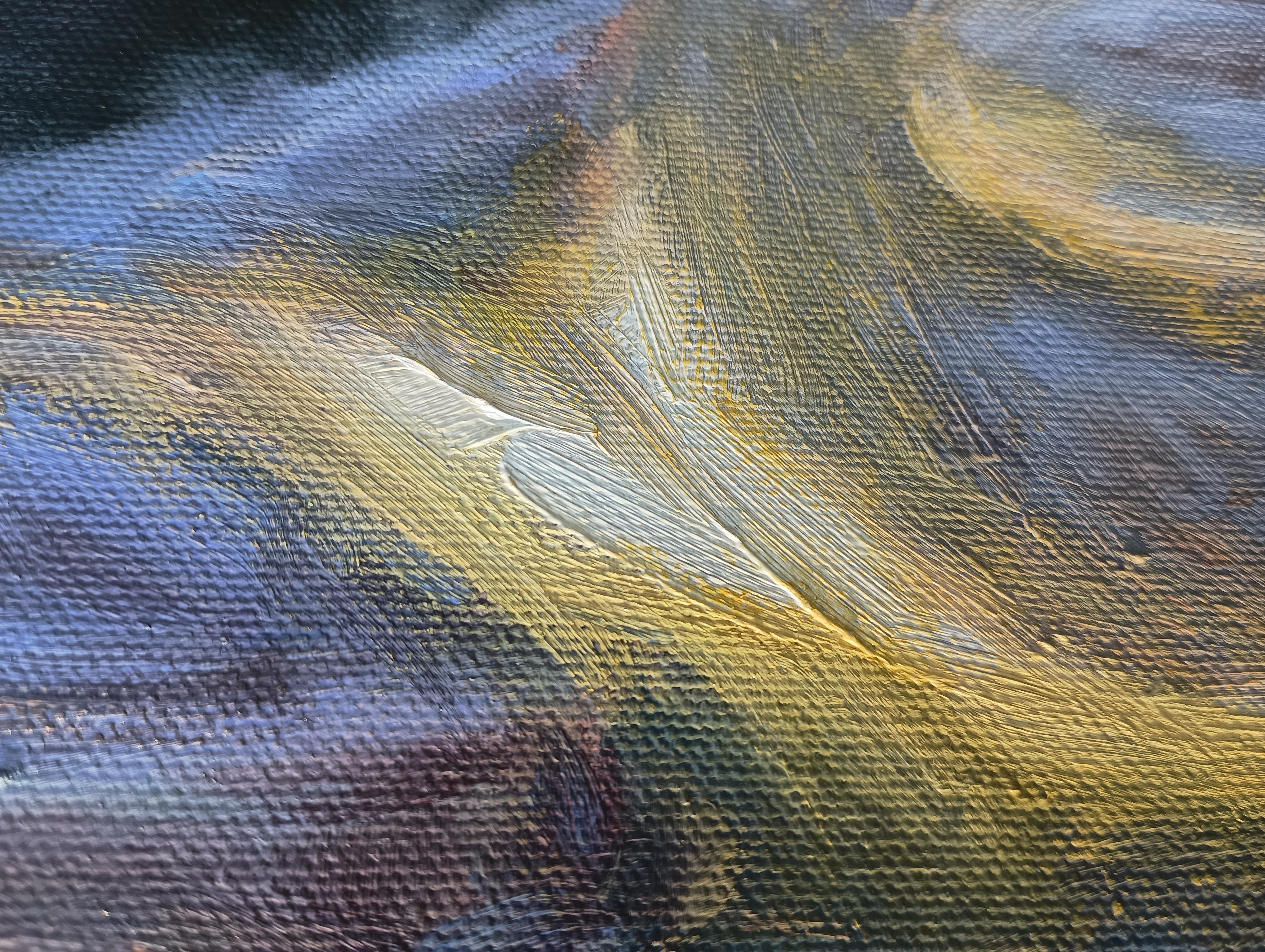 Attraverso il sole, pittura a olio in vendita 1