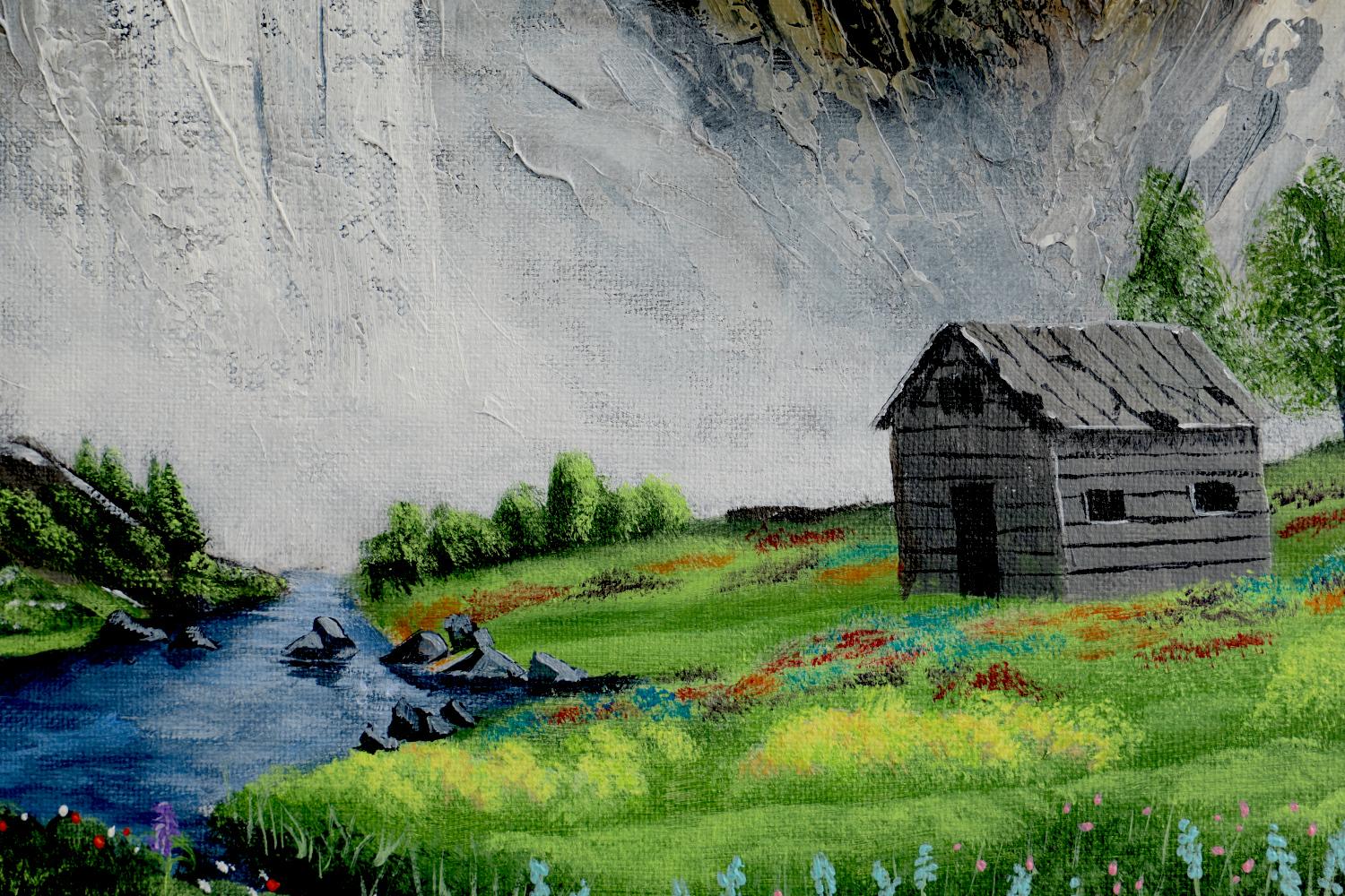 Emerald Valley's Secret, Original Painting For Sale 1