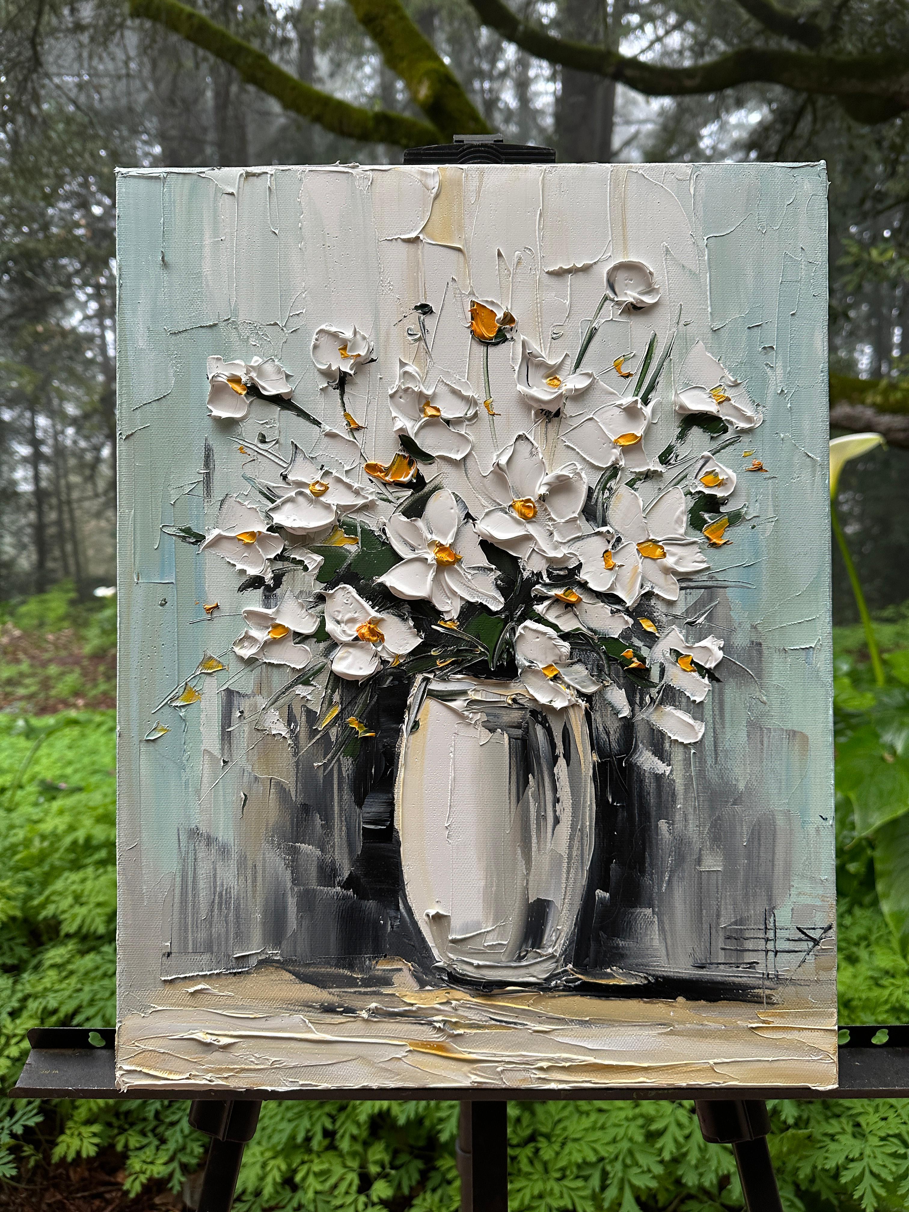Love of My Life, peinture à l'huile - Impressionnisme Painting par Lisa Elley