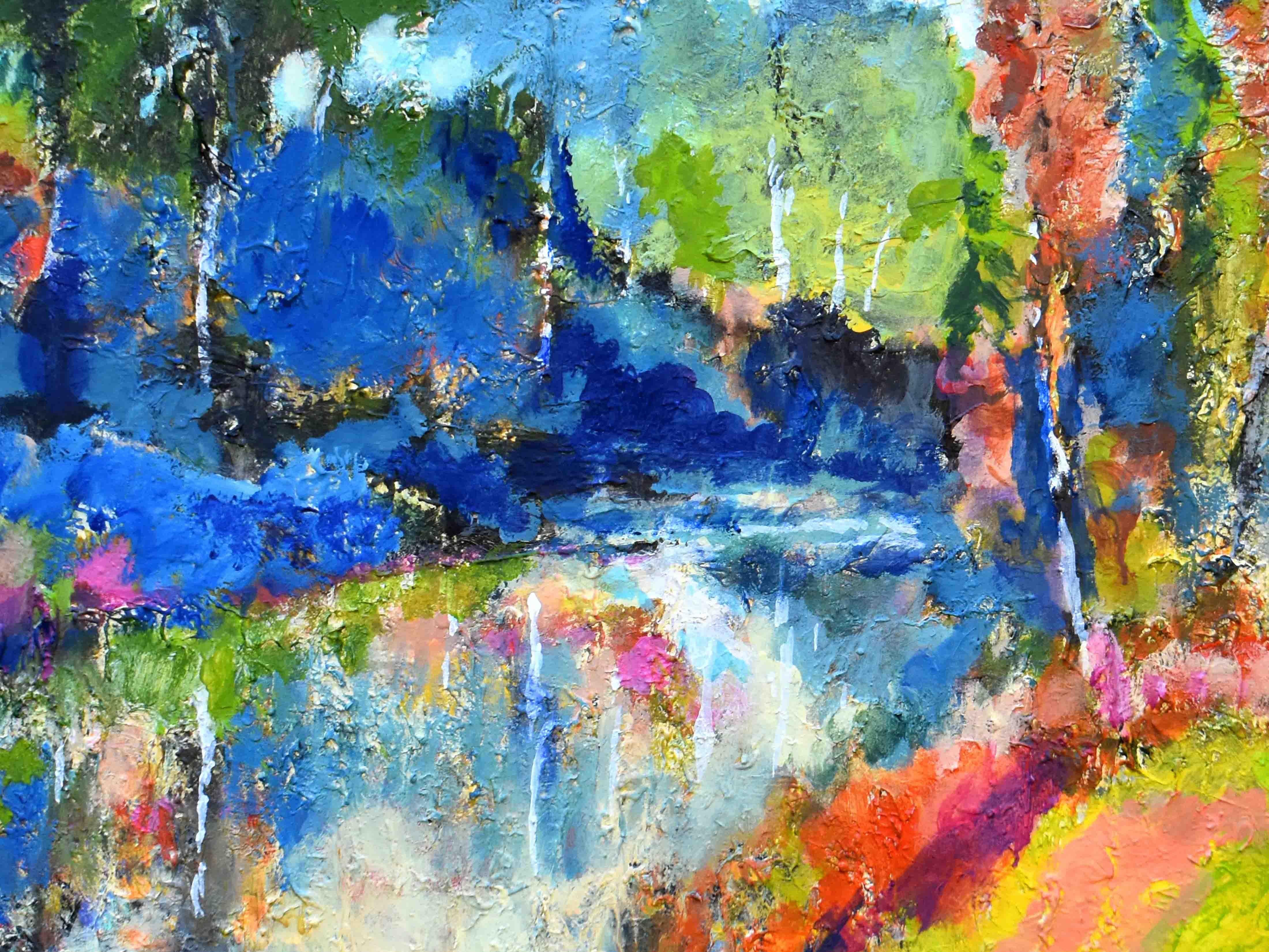 Slow Water, Original Painting For Sale 1