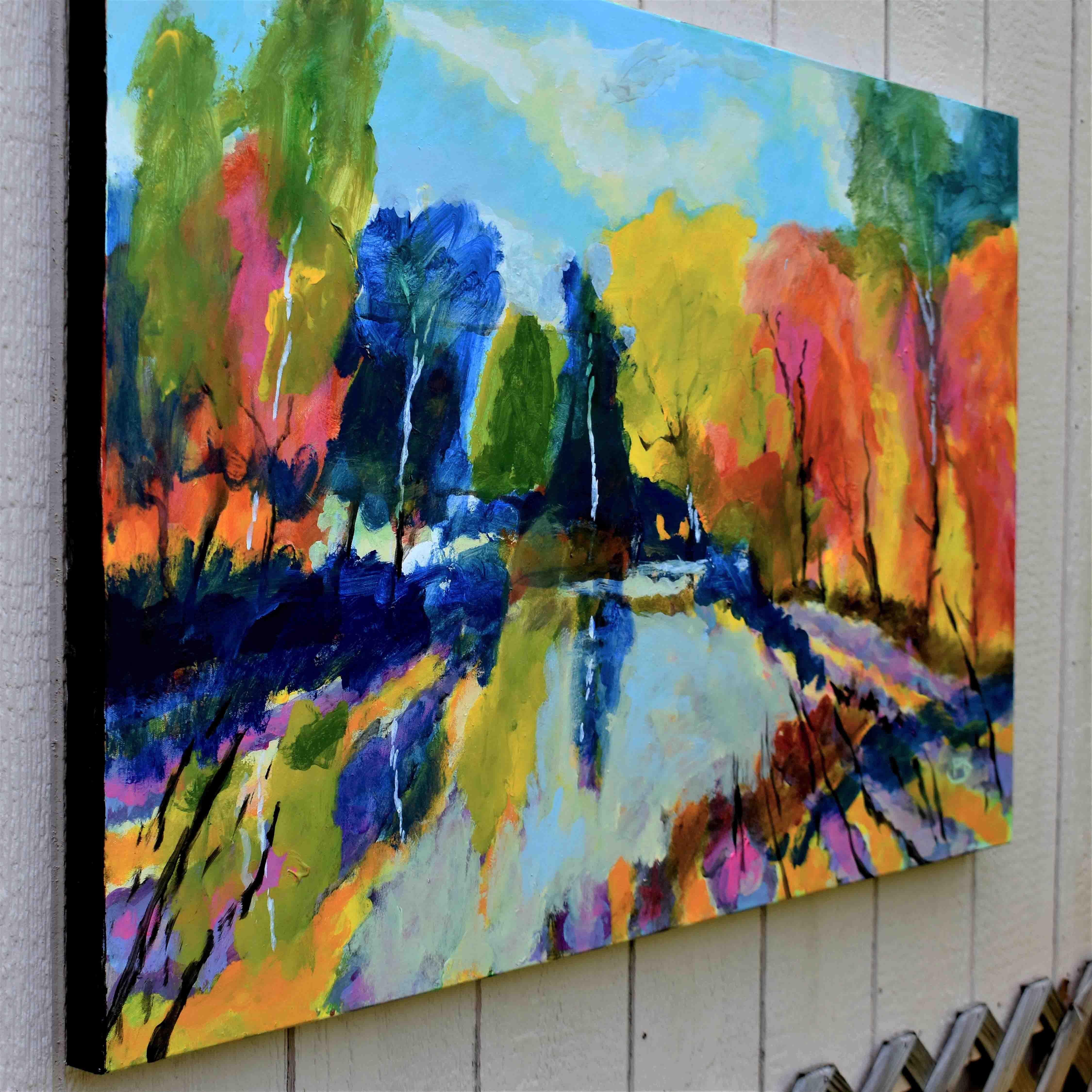 Sendero fluvial, Pintura original - Painting de Kip Decker