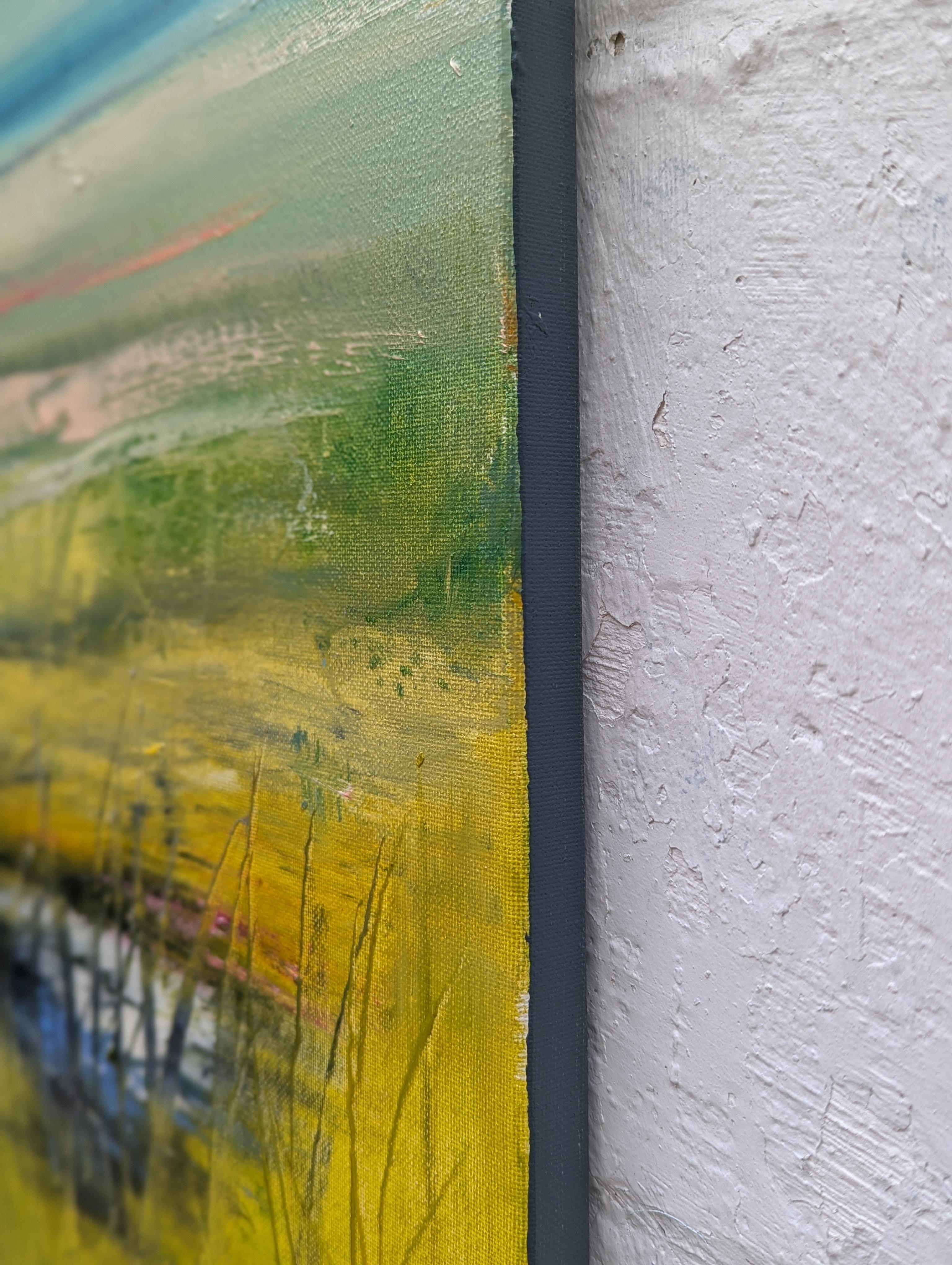Vento dell'Ovest, Pittura a olio - Painting di George Peebles